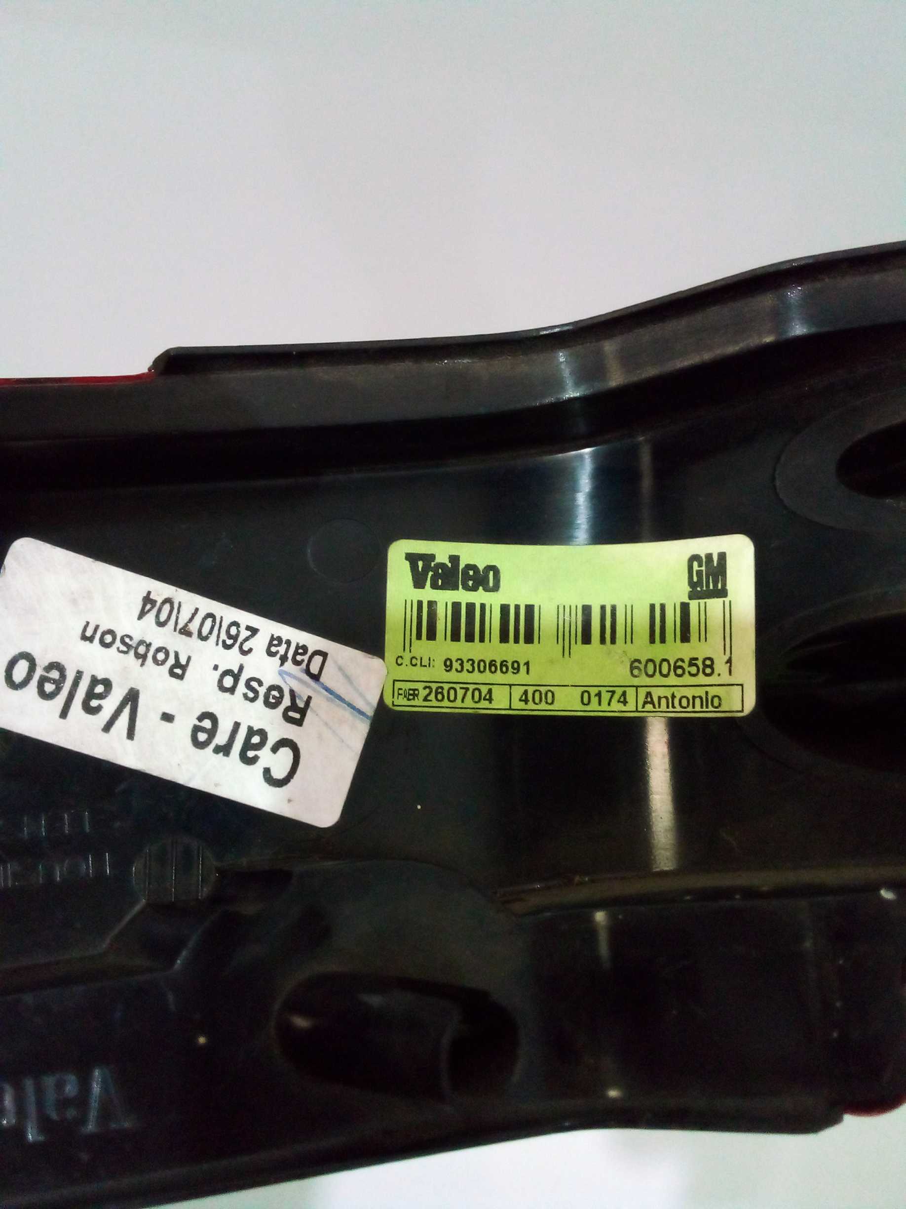 Refletor Tras. Direito Sem Neblina Gm Meriva 2004   93306691 4