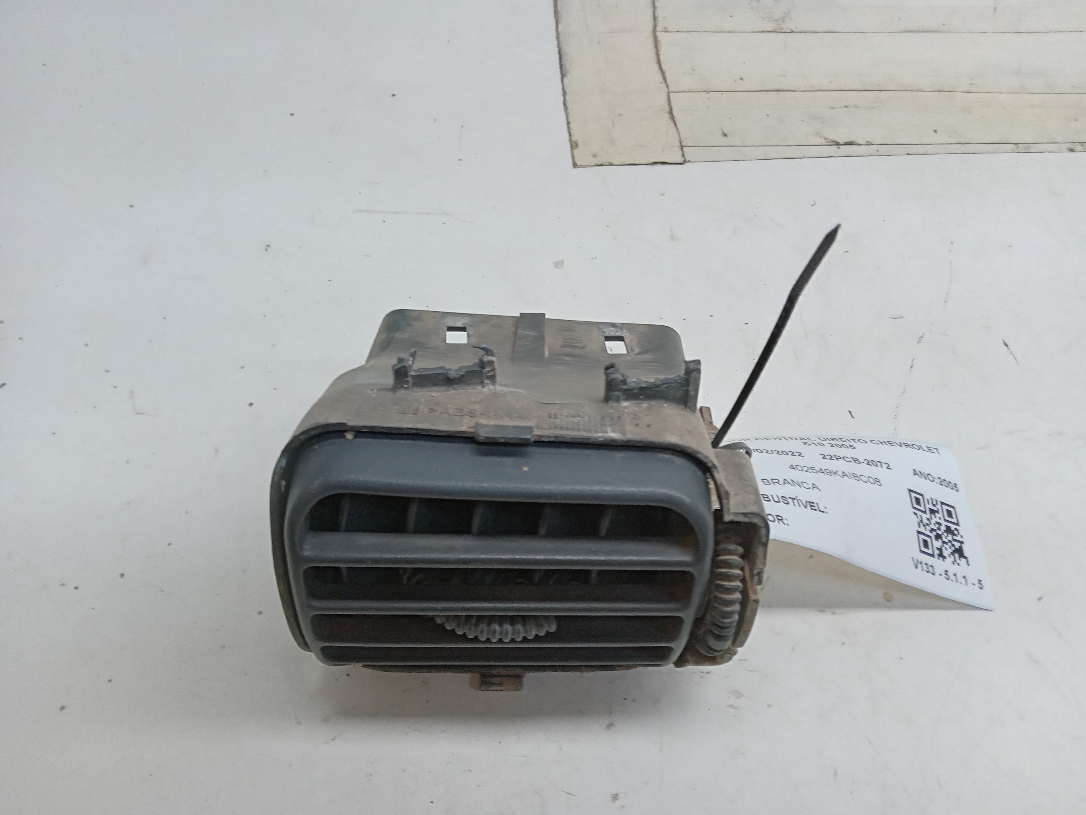DIFUSOR AR LD CHEVROLET S10 2005 1
