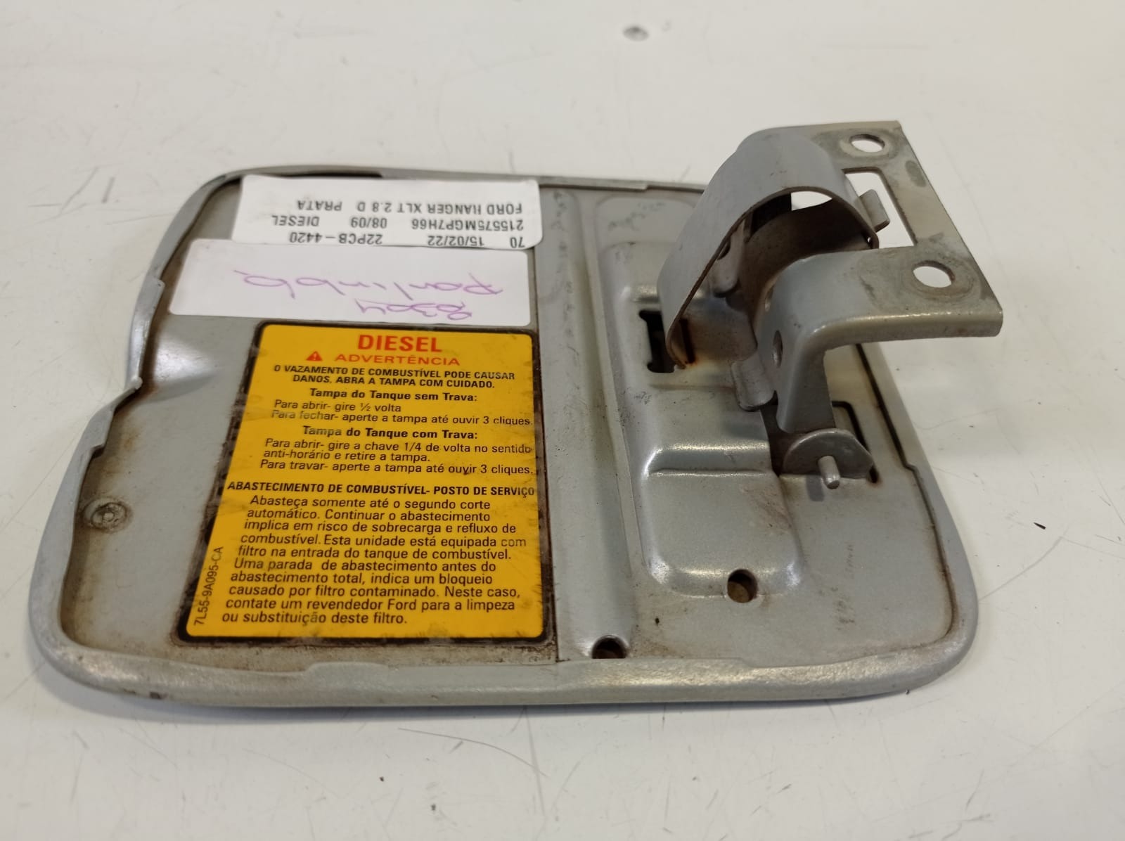 Tampa Portinhola Tanque Combustivel Ford Ranger 2008