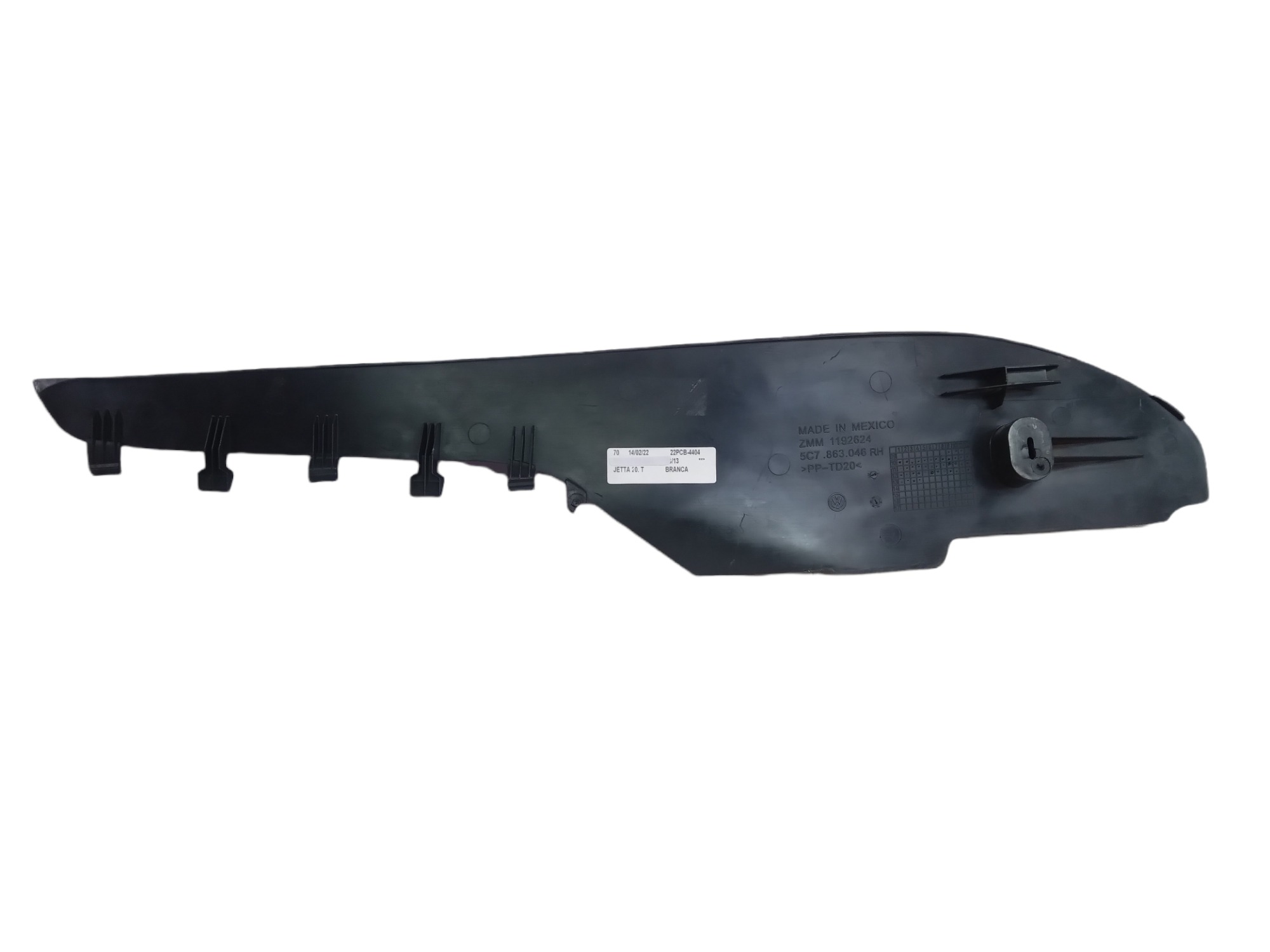 Acabamento Console Dir Vw Jetta Tsi 2.0 09/13 5c7863046 2