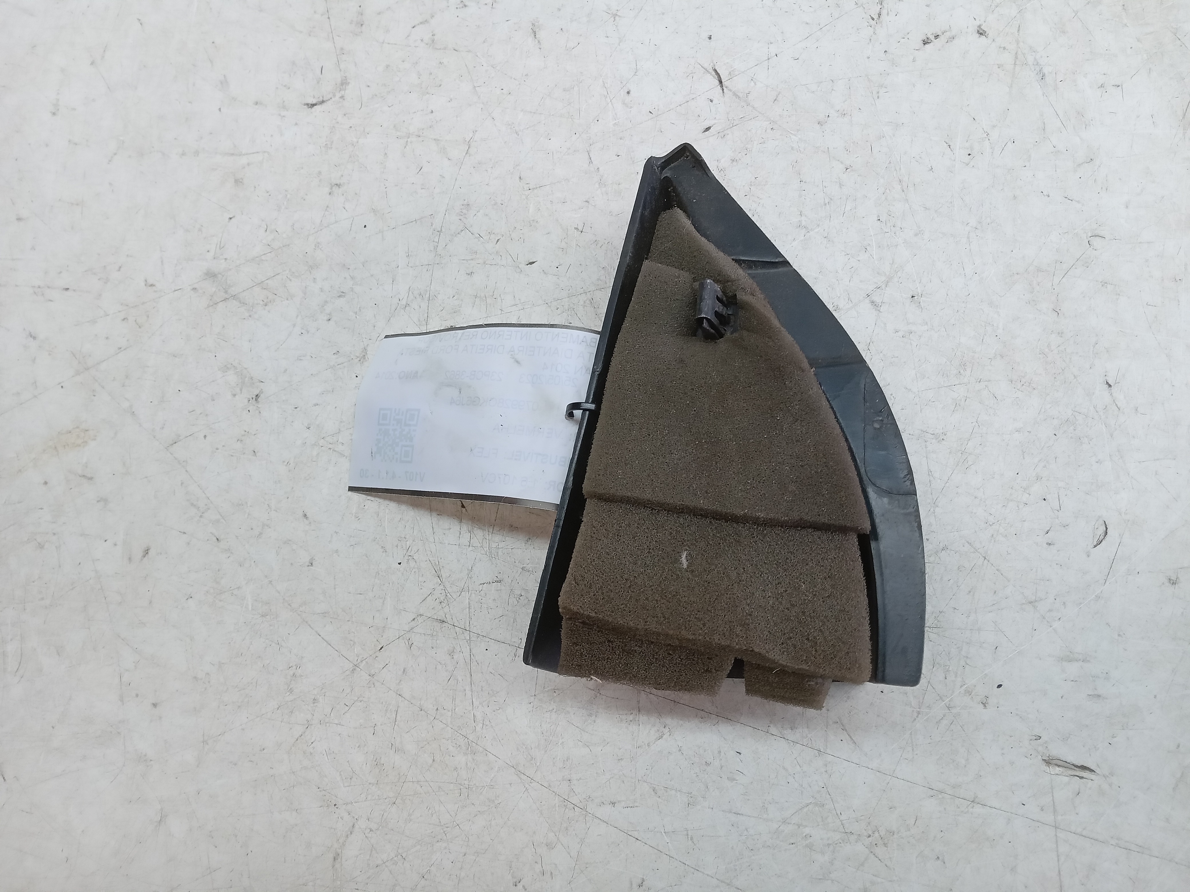 MOLDURA ACABAMENTO INTERNO RETROVISOR LD FORD FIESTA 2014 2