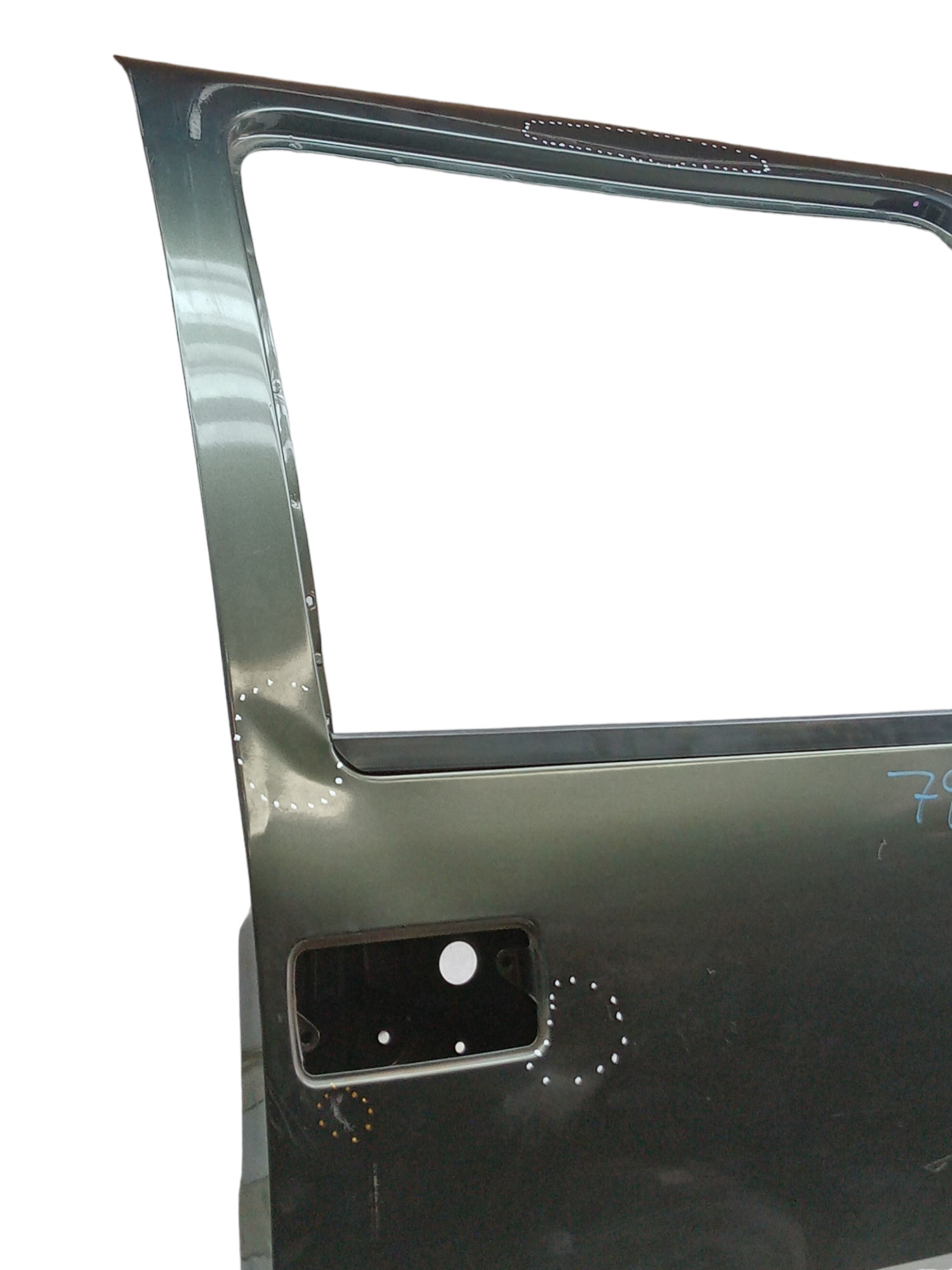 Porta Traseira Direita Chevrolet S10 2011 Para Recuperar Traseira Direito Verde 7