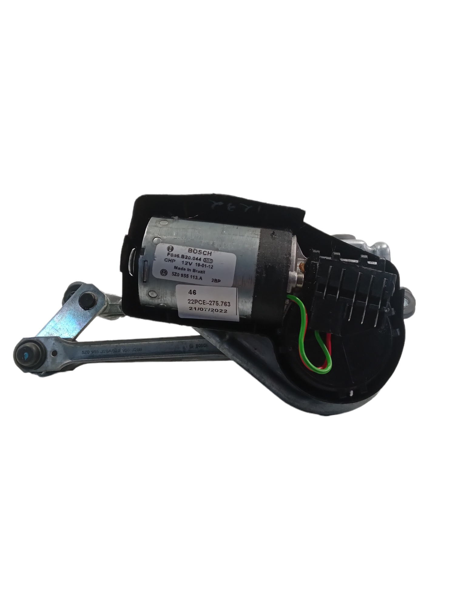 5z0955113a Motor Limpador Parabrisa Vw Spacefox 2010/19