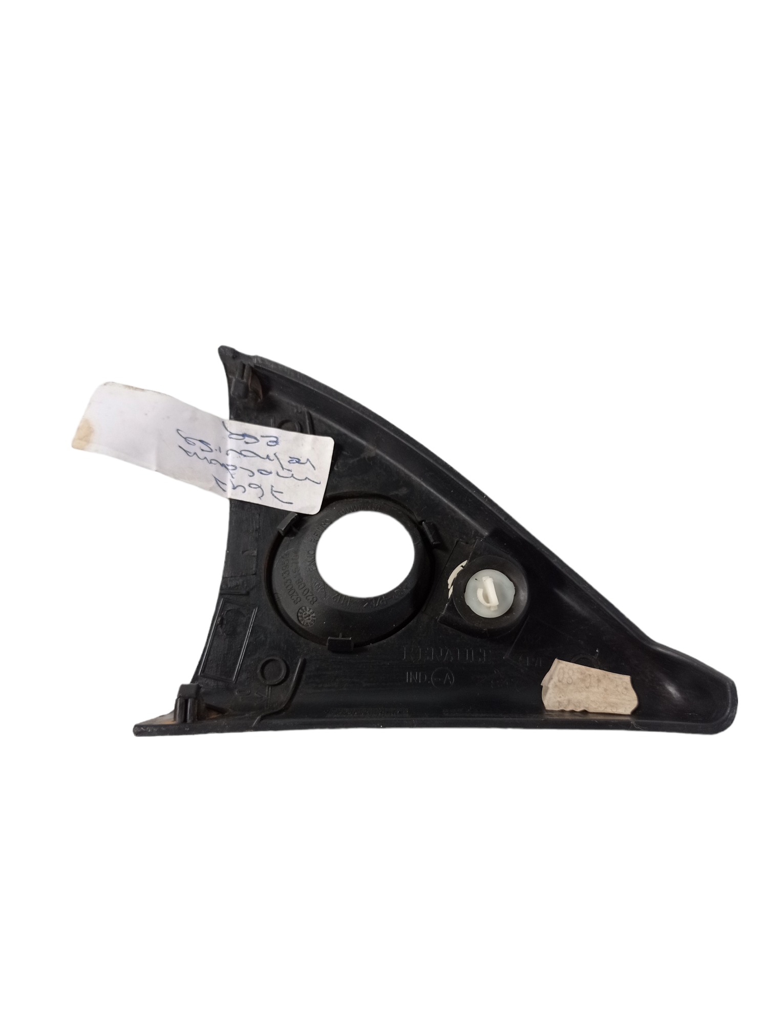 802932404r Acabamento Interno Esq Retrovisor Sandero 2016 Preto 2