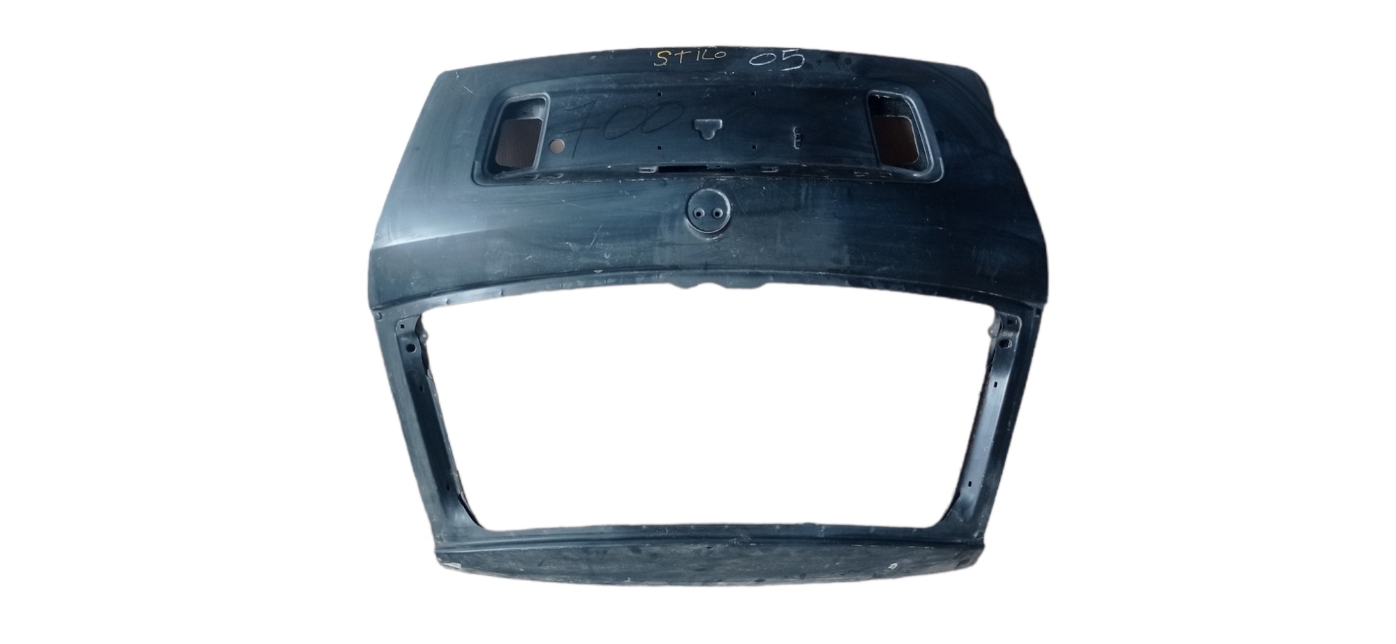 Tampa Traseira Fiat Stilo 2005 Para Recuperar  Preto 1