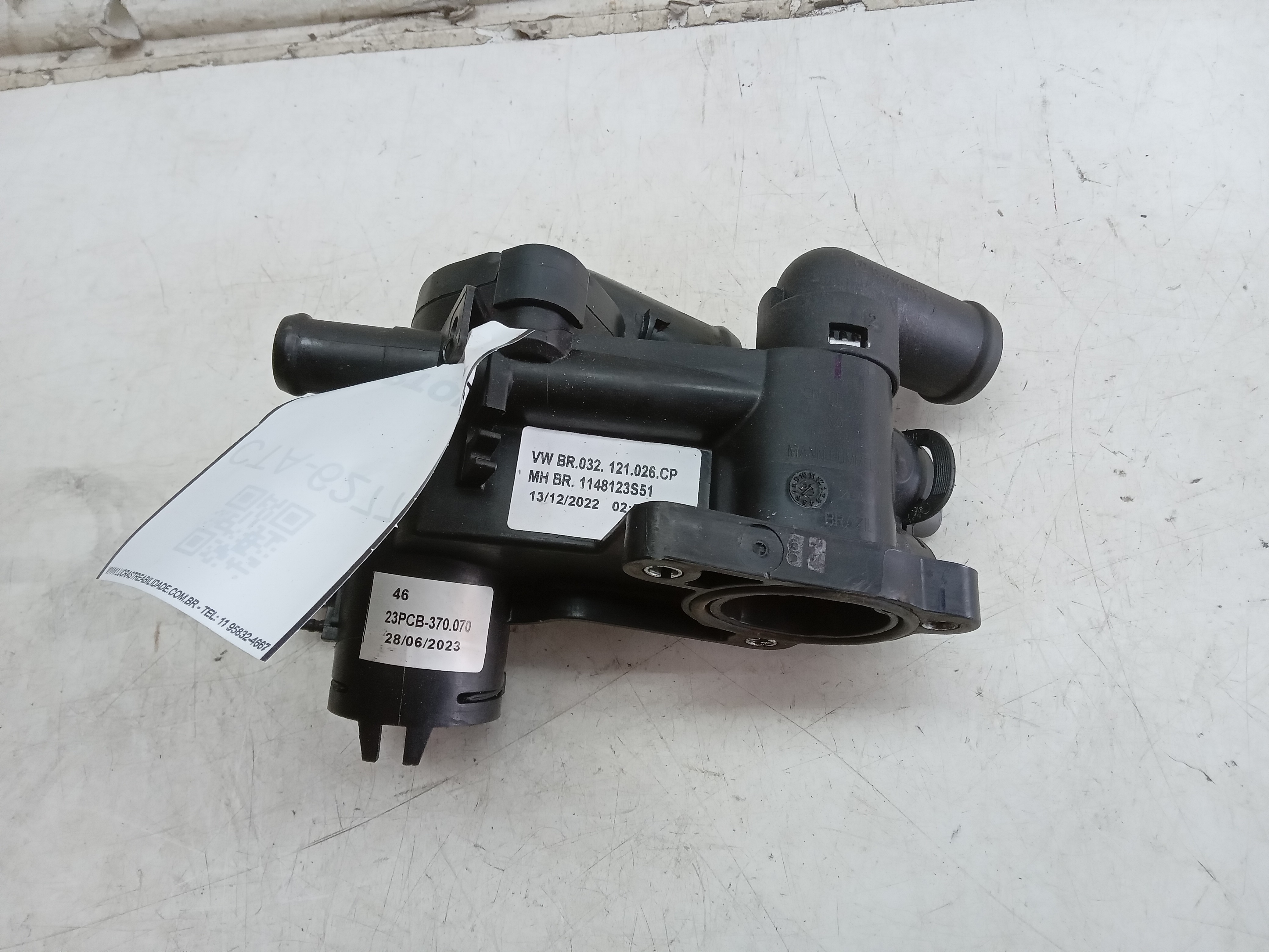 CARCAÇA VALVULA TERMOSTATICA VW FOX 2016 1