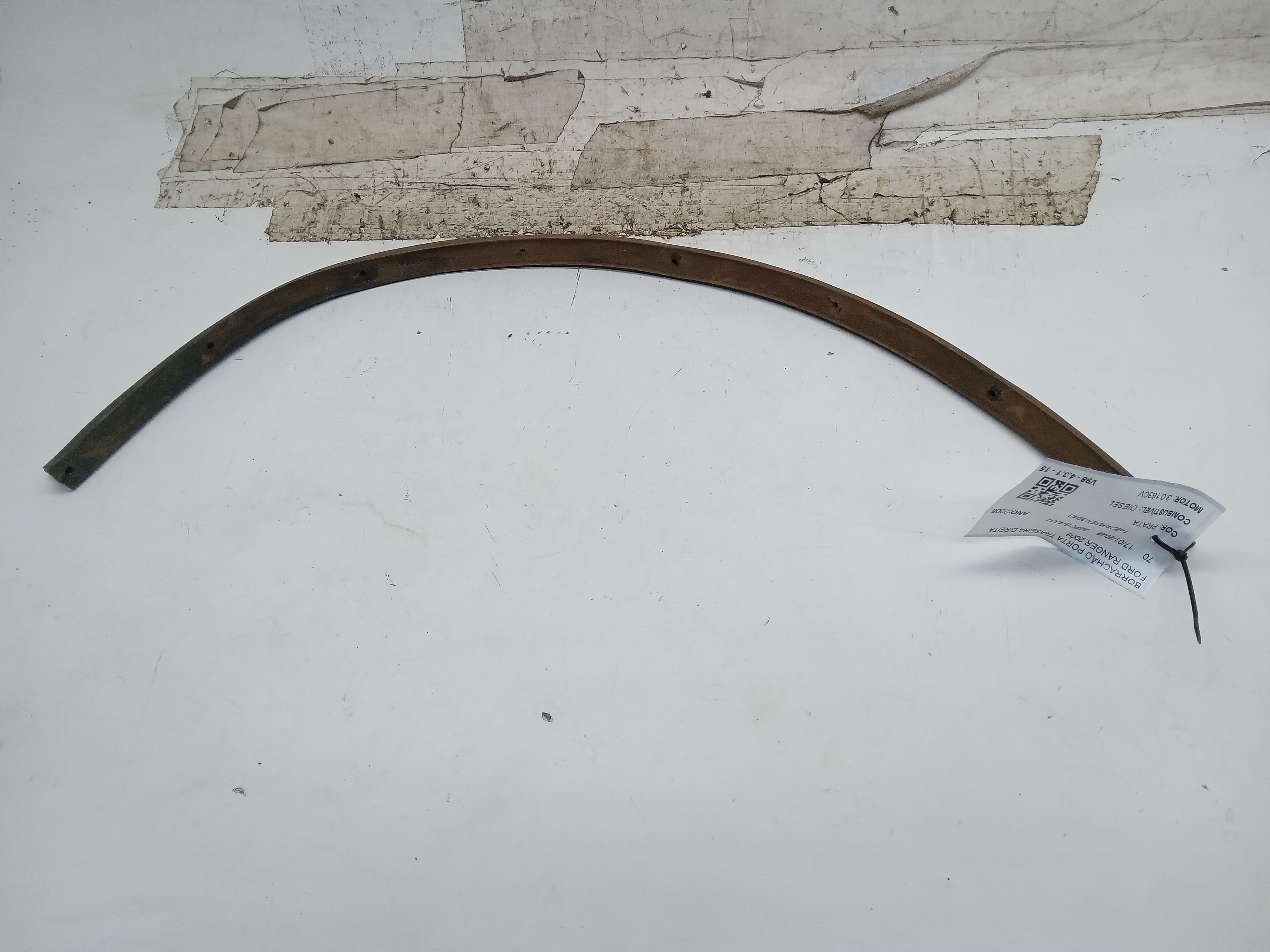 BORRACHA PORTA TRASEIRA DIREITA FORD RANGER 2008