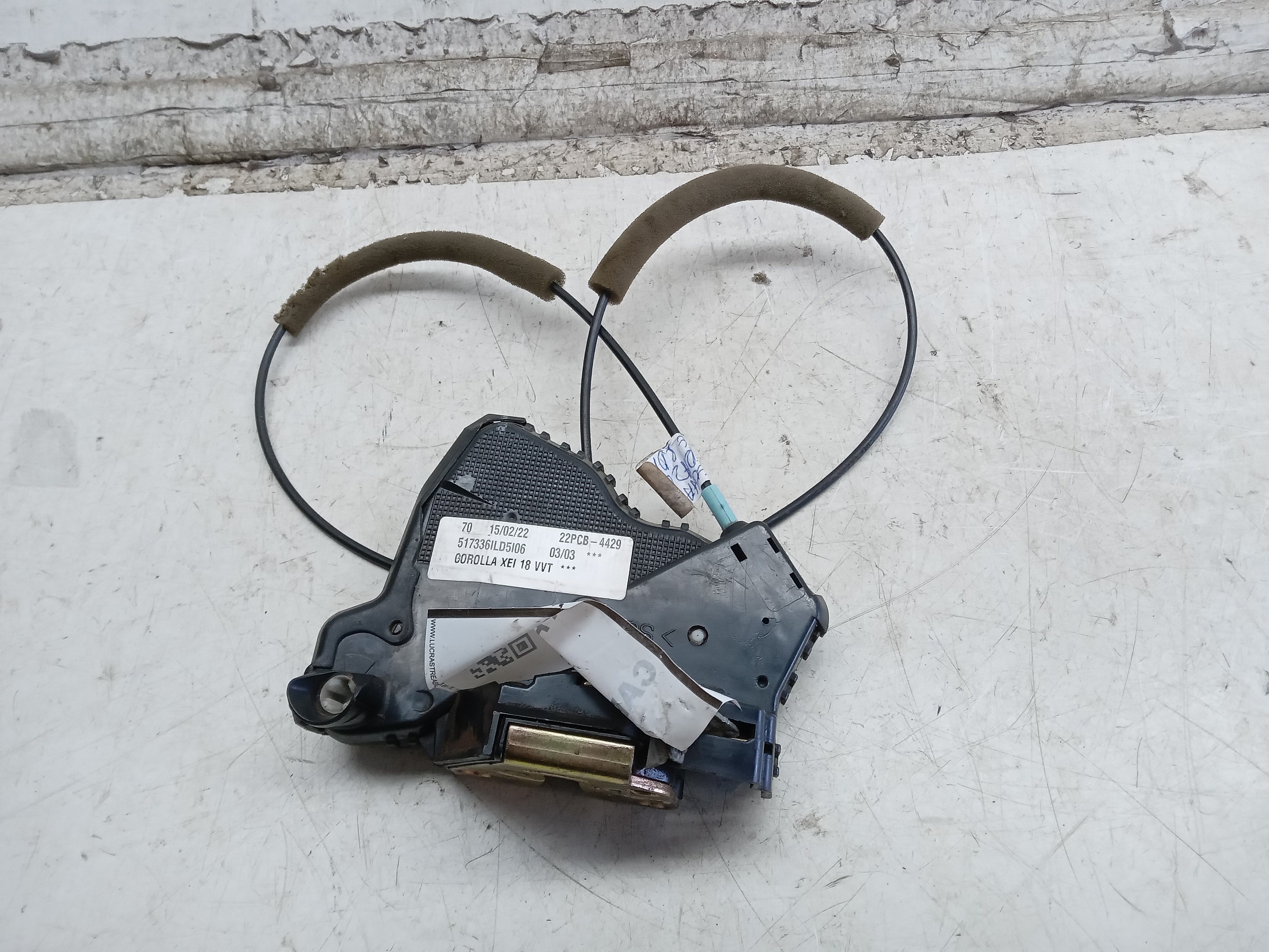 FECHADURA PORTA DIANT LD TOYOTA COROLLA 2003  2008 2