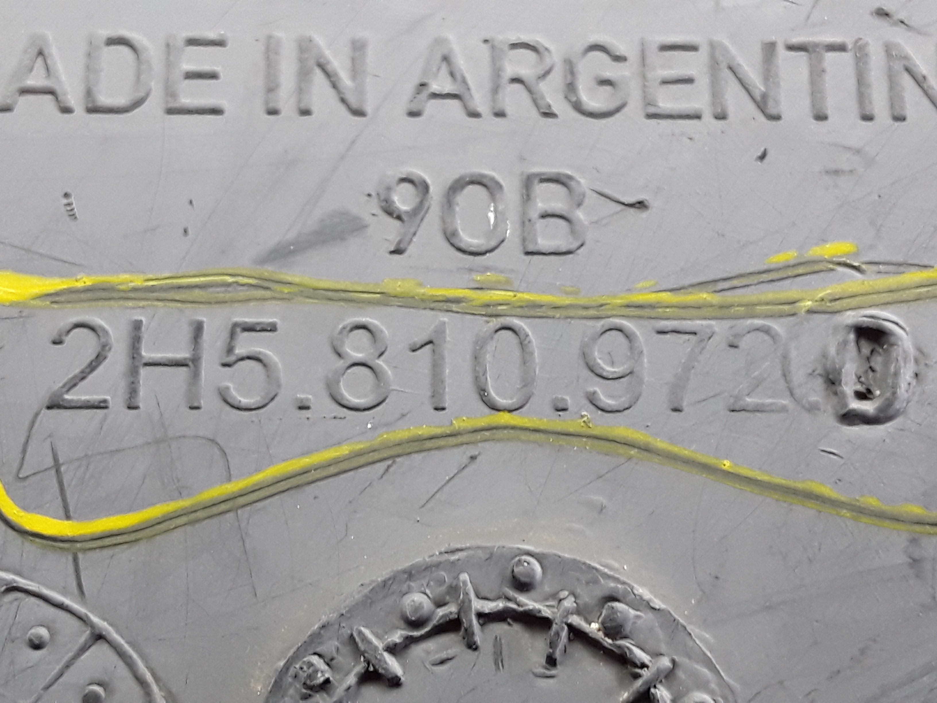 2h5810972d Parabarro Traseiro Direito Vw Amarok 2010 P Recu 8