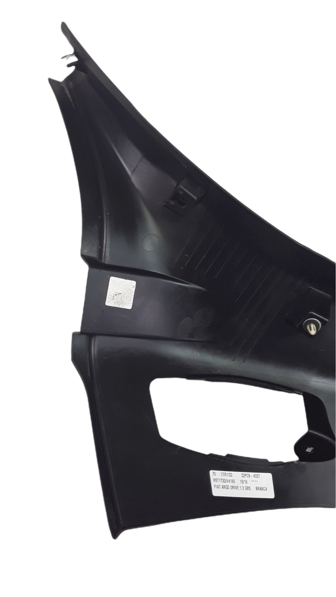 Acabamento Lateral Esquerdo Banco Tras Fiat Argo 2017 A 2018 6