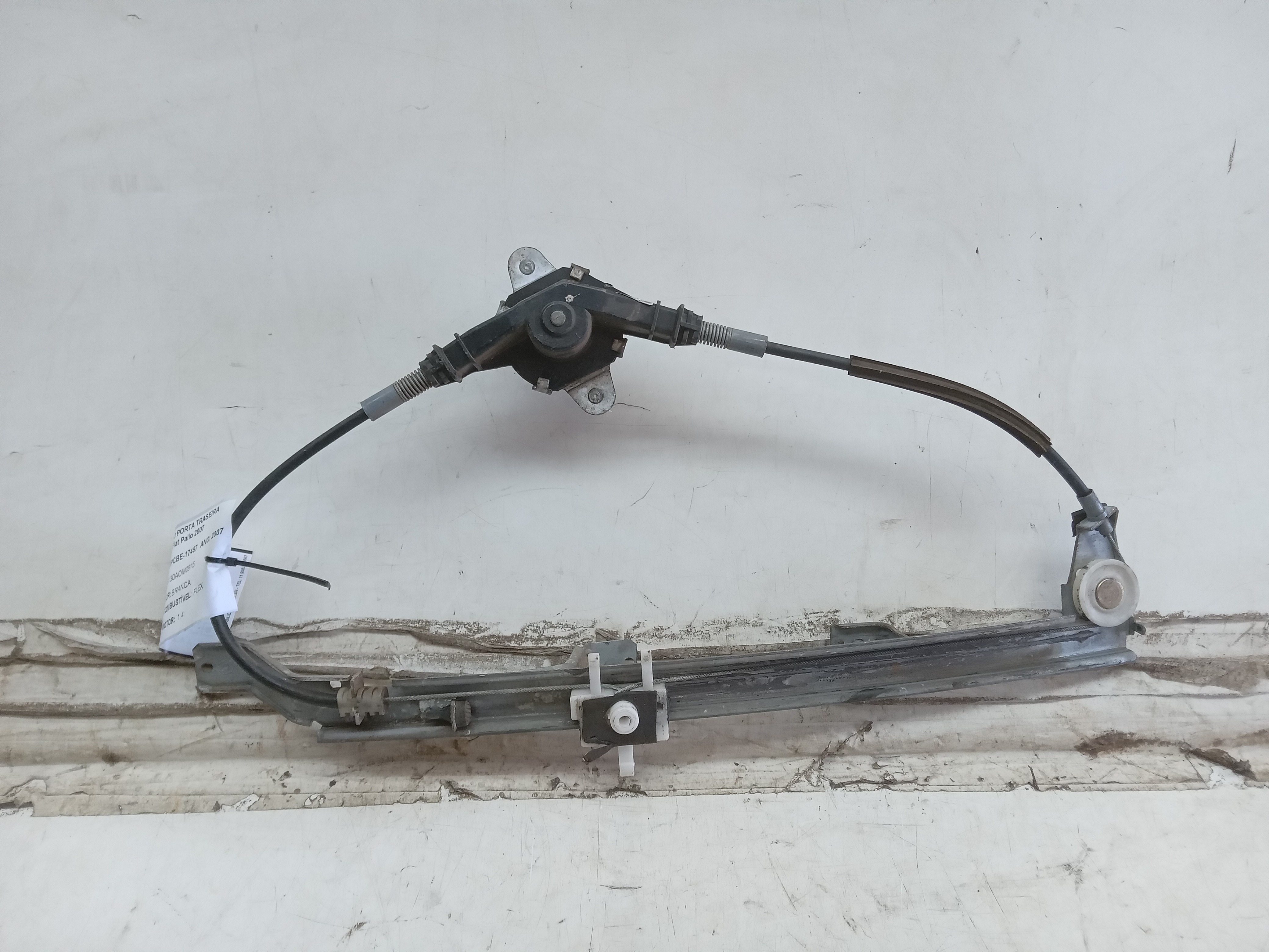 MÁQUINA VIDRO TRASEIRA LE Fiat Palio 2007 2