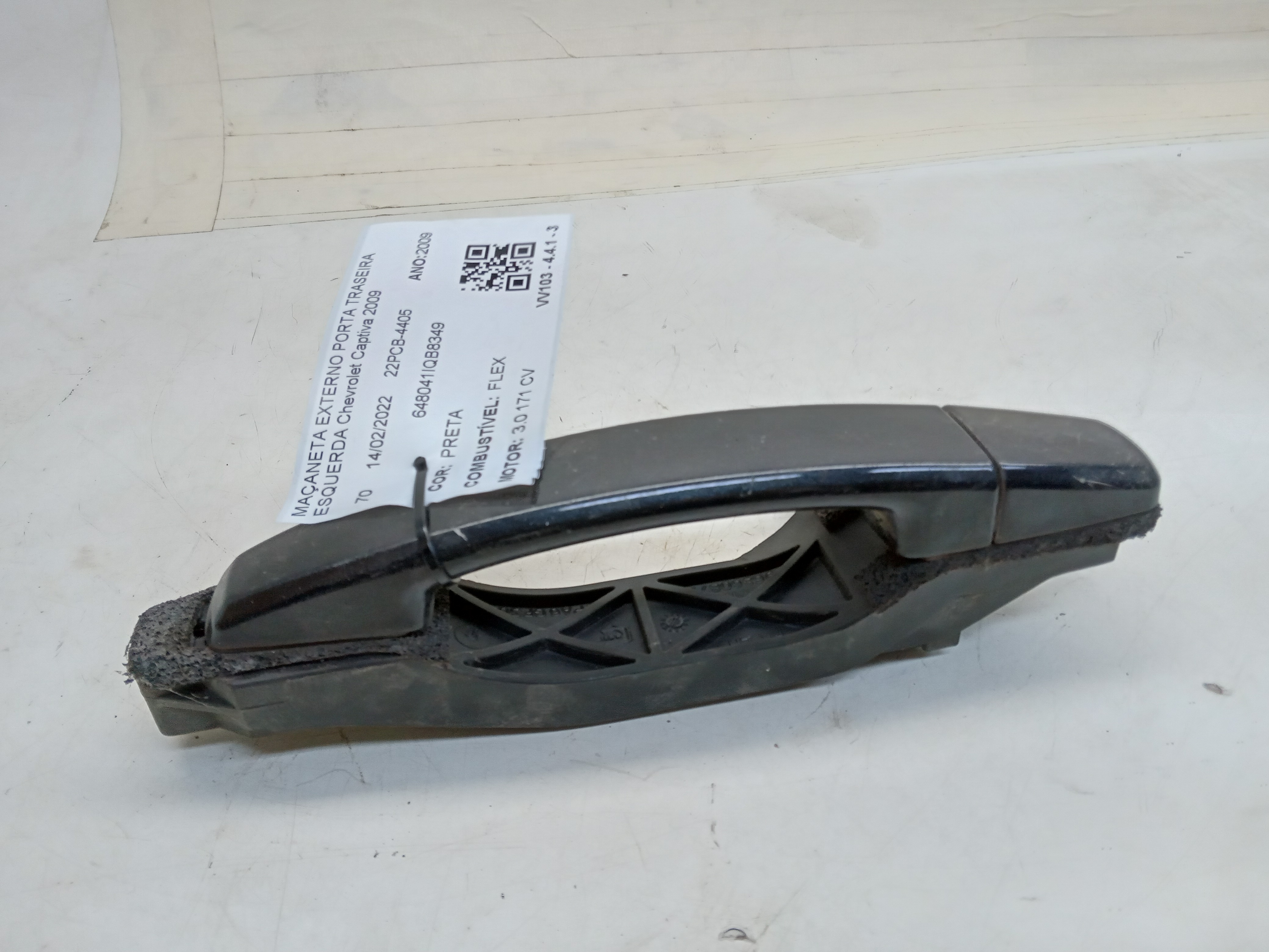 MAÇANETA EXTERNO PORTA TRASEIRA ESQUERDA GM Captiva 2009