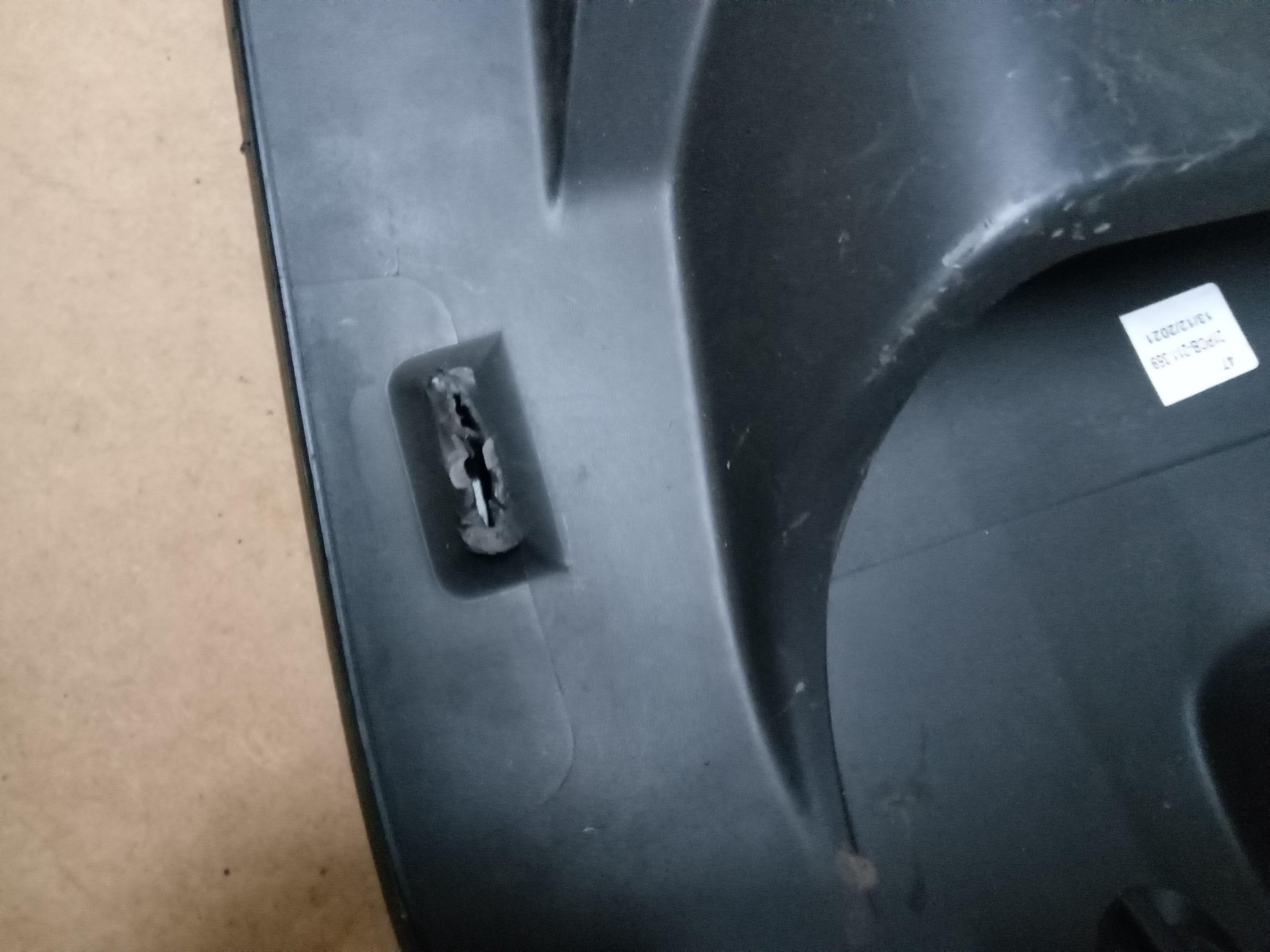 TAMPA PORTA LUVAS RENAULT CAPTUR 2021 2