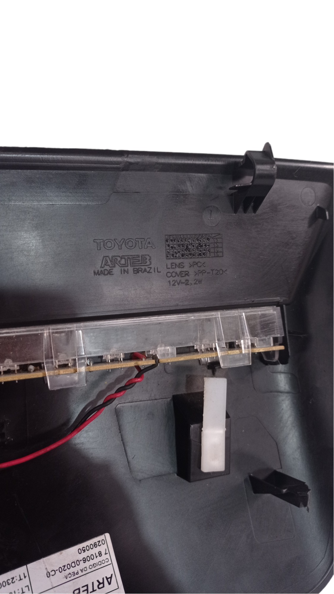 Brake Light Luz Traseira Toyota Etios 2016 5