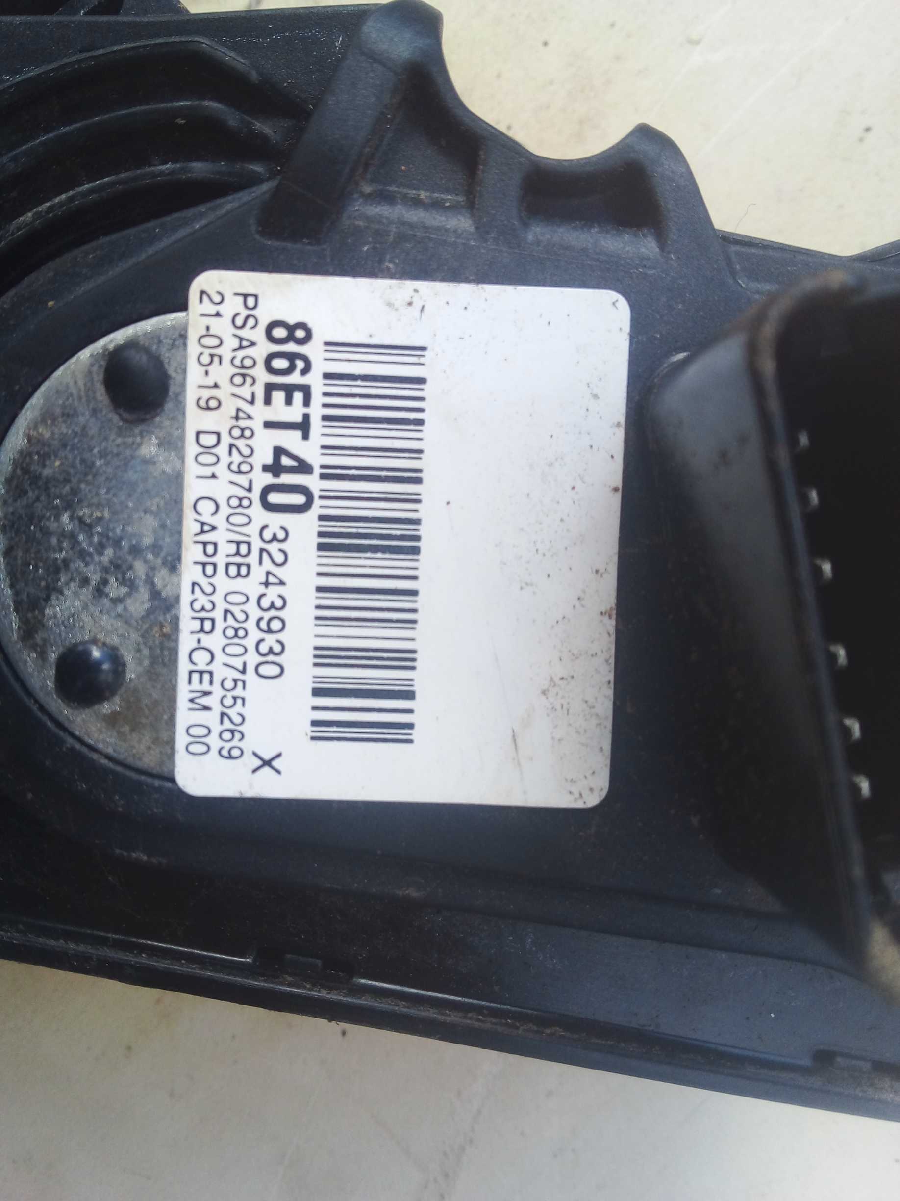 PEDAL ACELERADOR CITROEN JUMPY 2021  86ET40  3243940 2