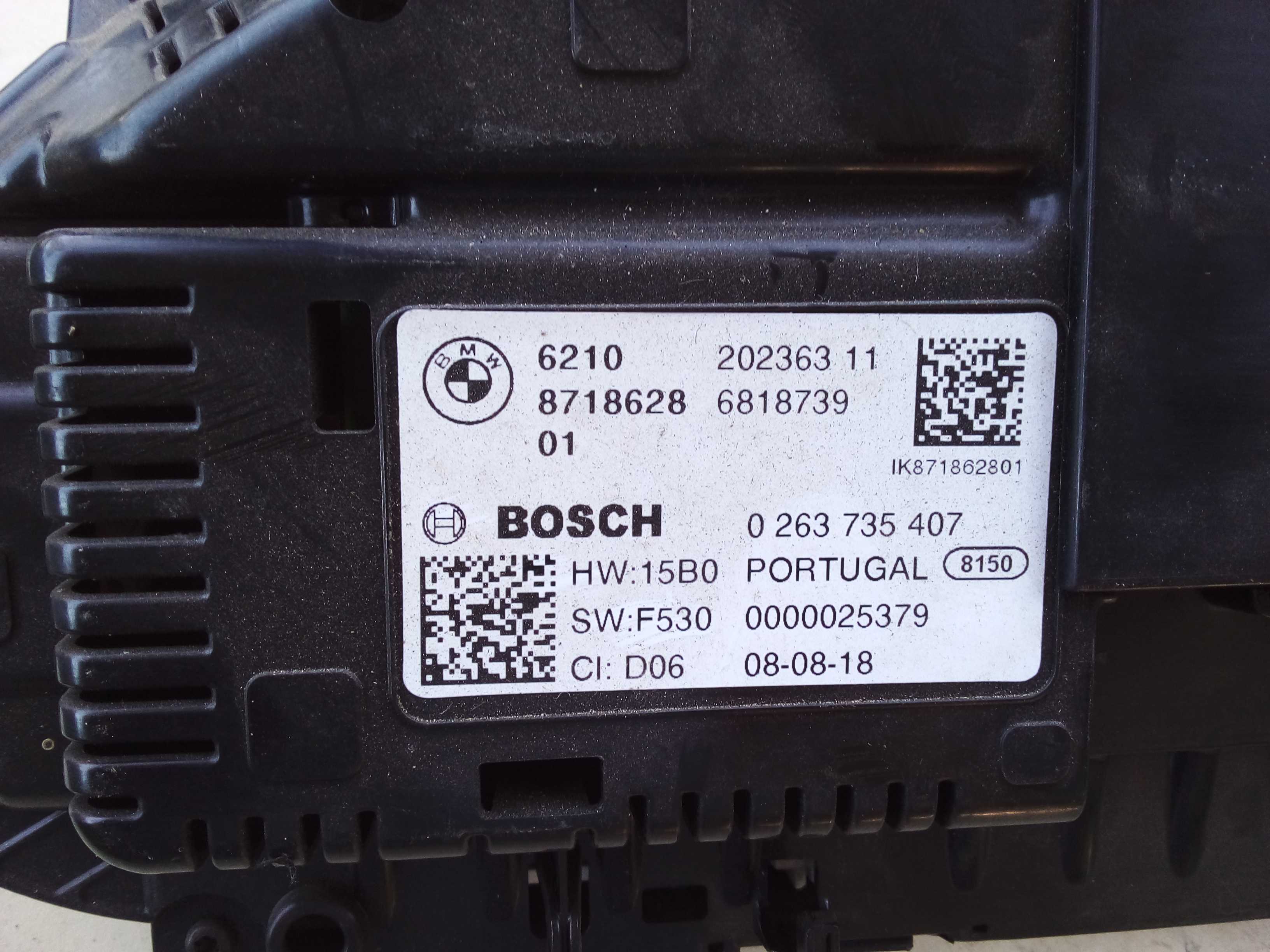 PAINEL INSTRUMENTOS BMW 2019 COM MOLDURA QUEBRADA 2