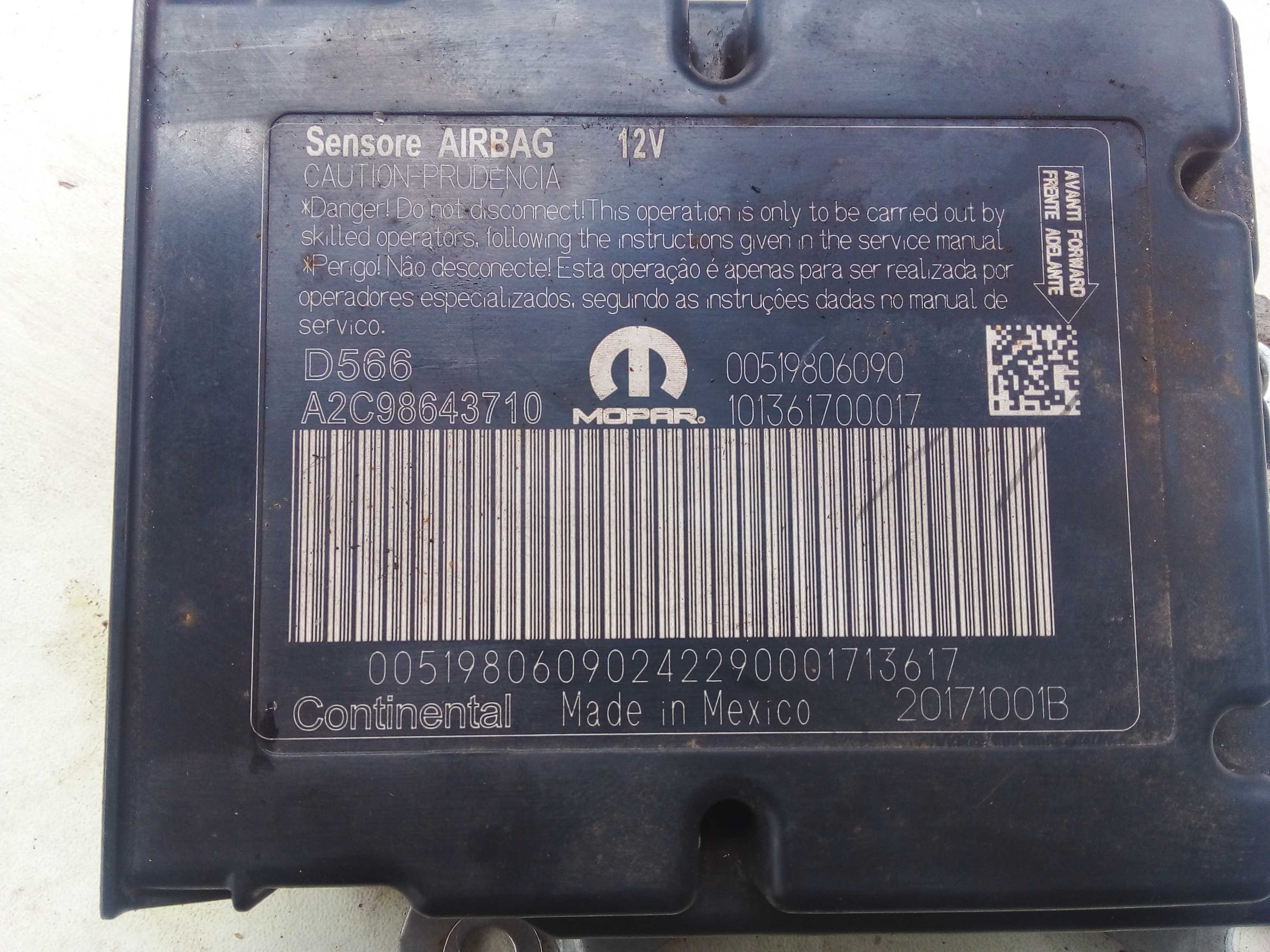 MODULO AIRBAG ARGO 2018 519806090 2