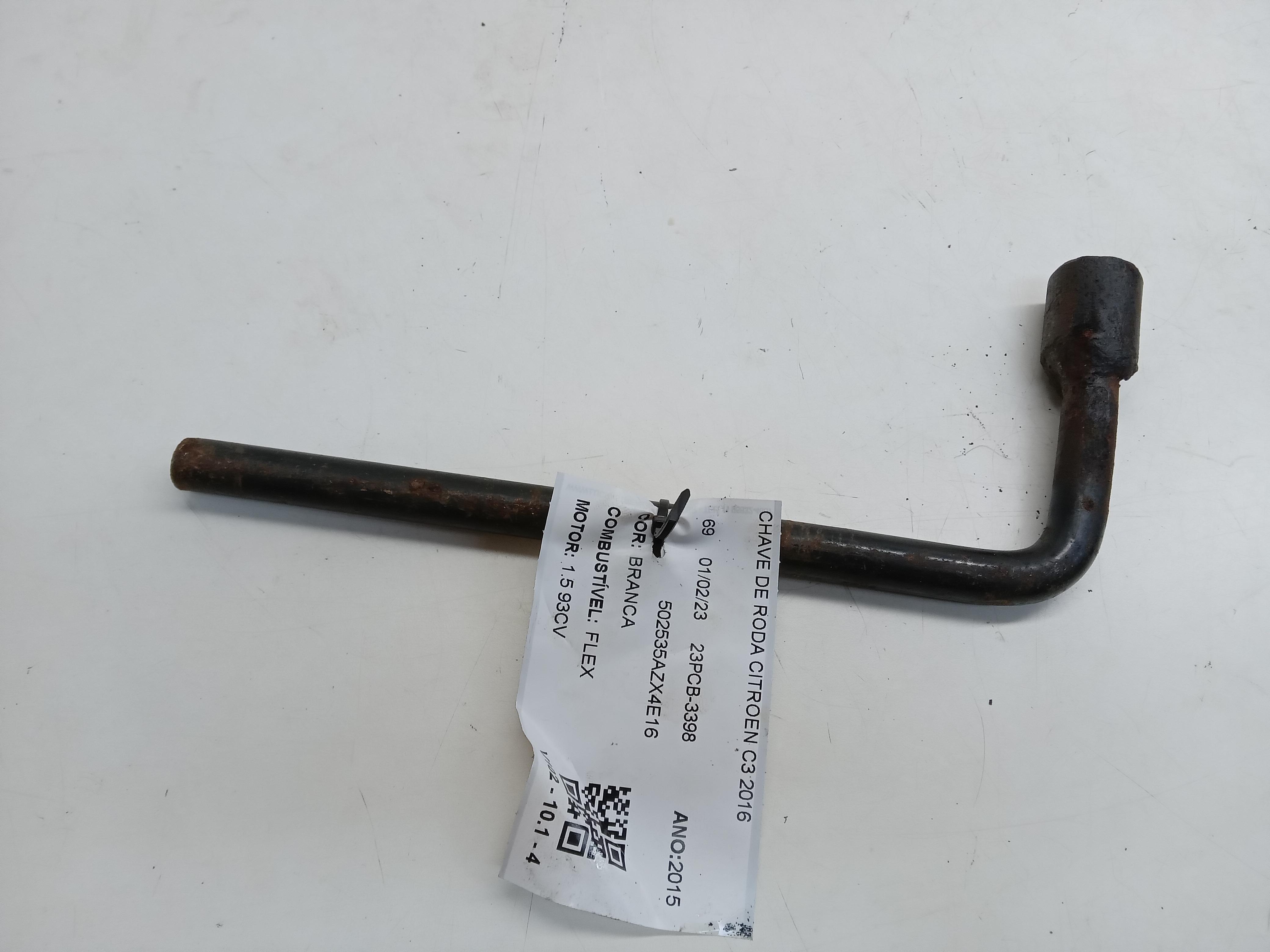 CHAVE DE RODA CITROEN C3 2016 2