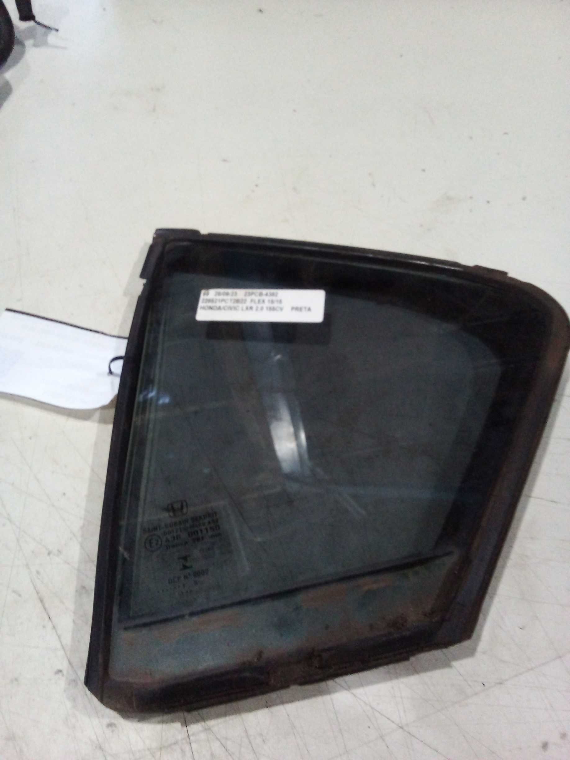 VIDRO FIXO LATERAL PORTA TRASEIRA ESQUERDA HONDA CIVIC 2015