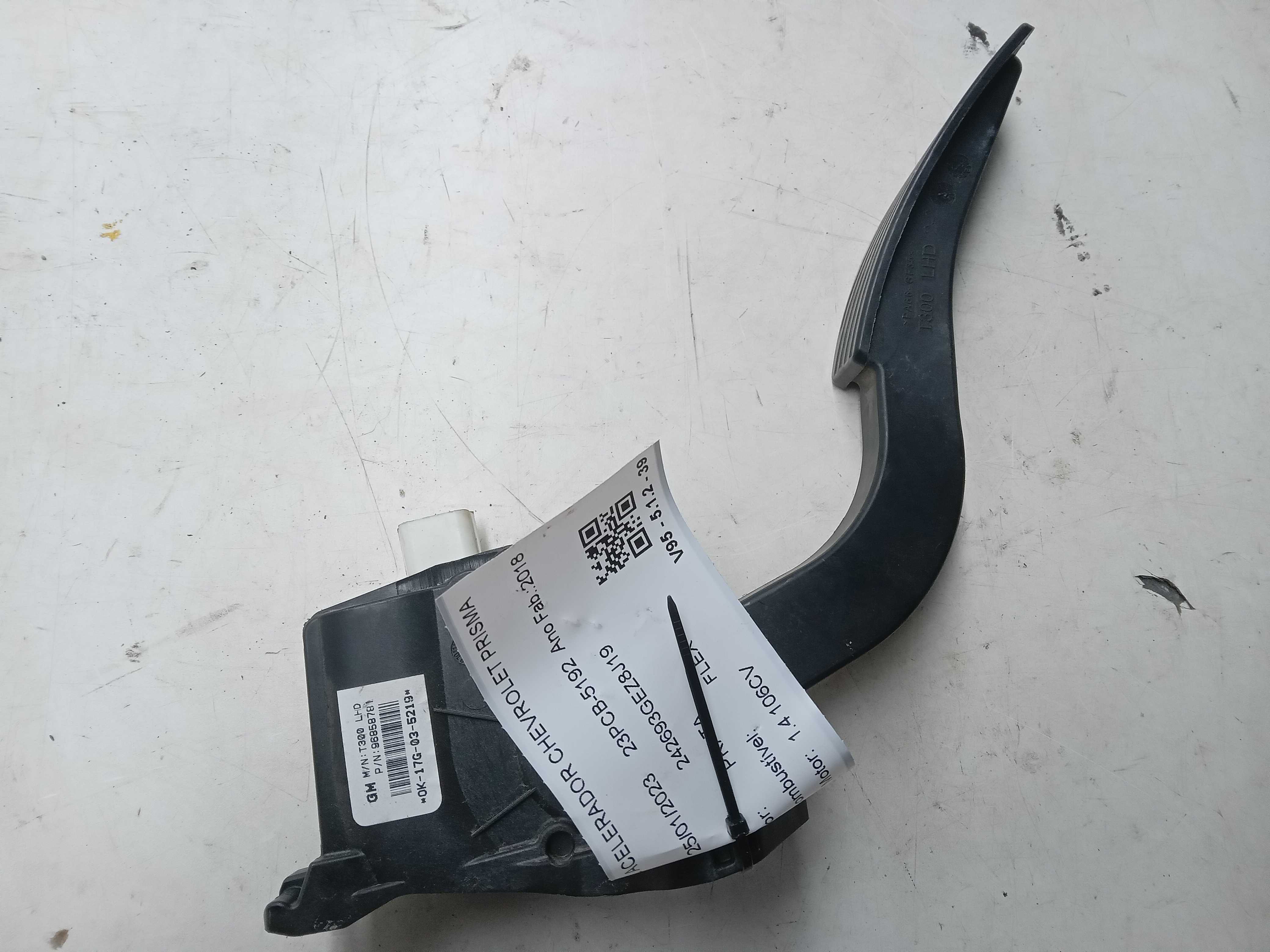 PEDAL ACELERADOR CHEVROLET PRISMA 2018 1