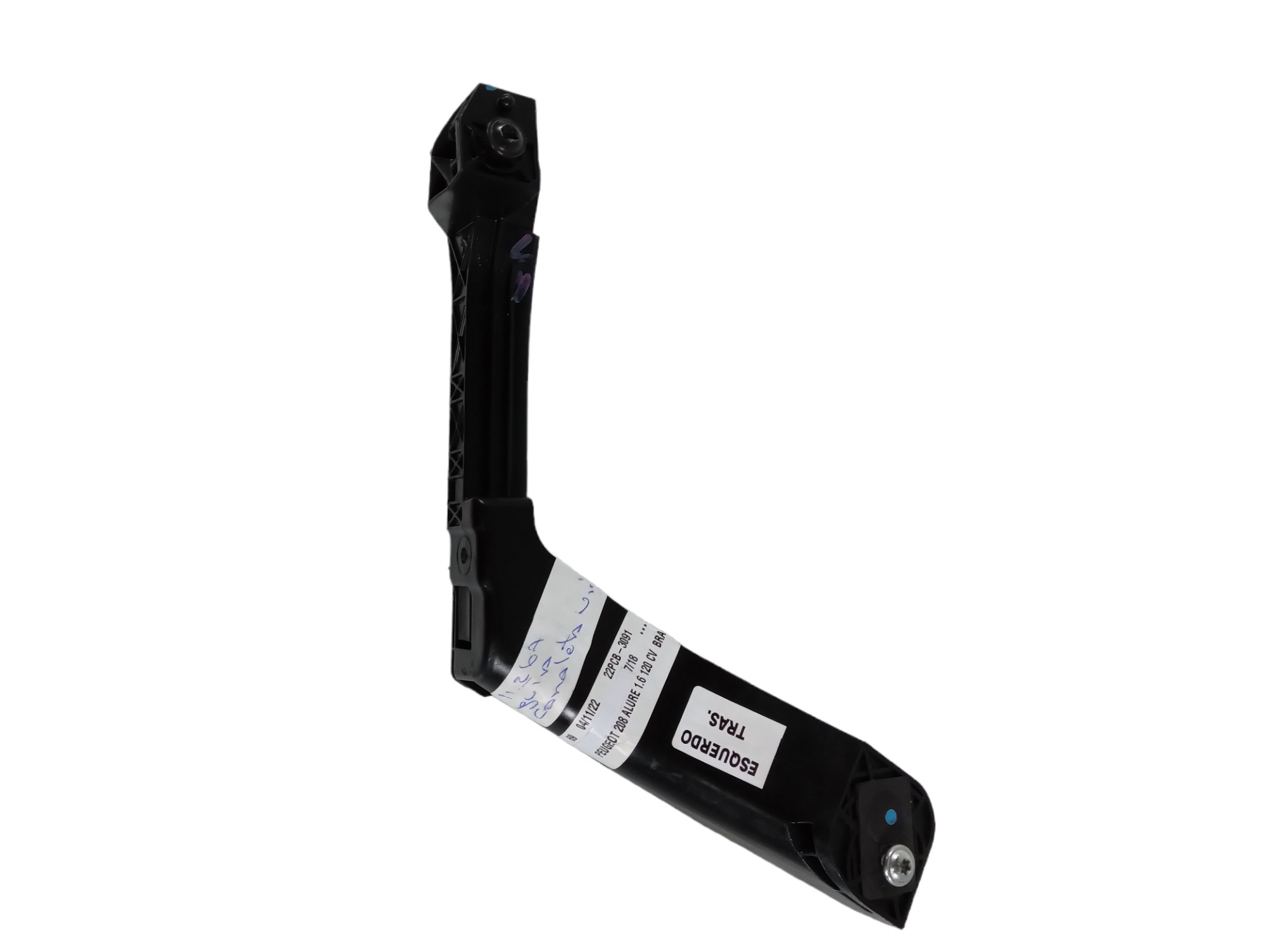Canaleta Vidro Traseiro Esquerdo Peugeot 208 2008-2016 2