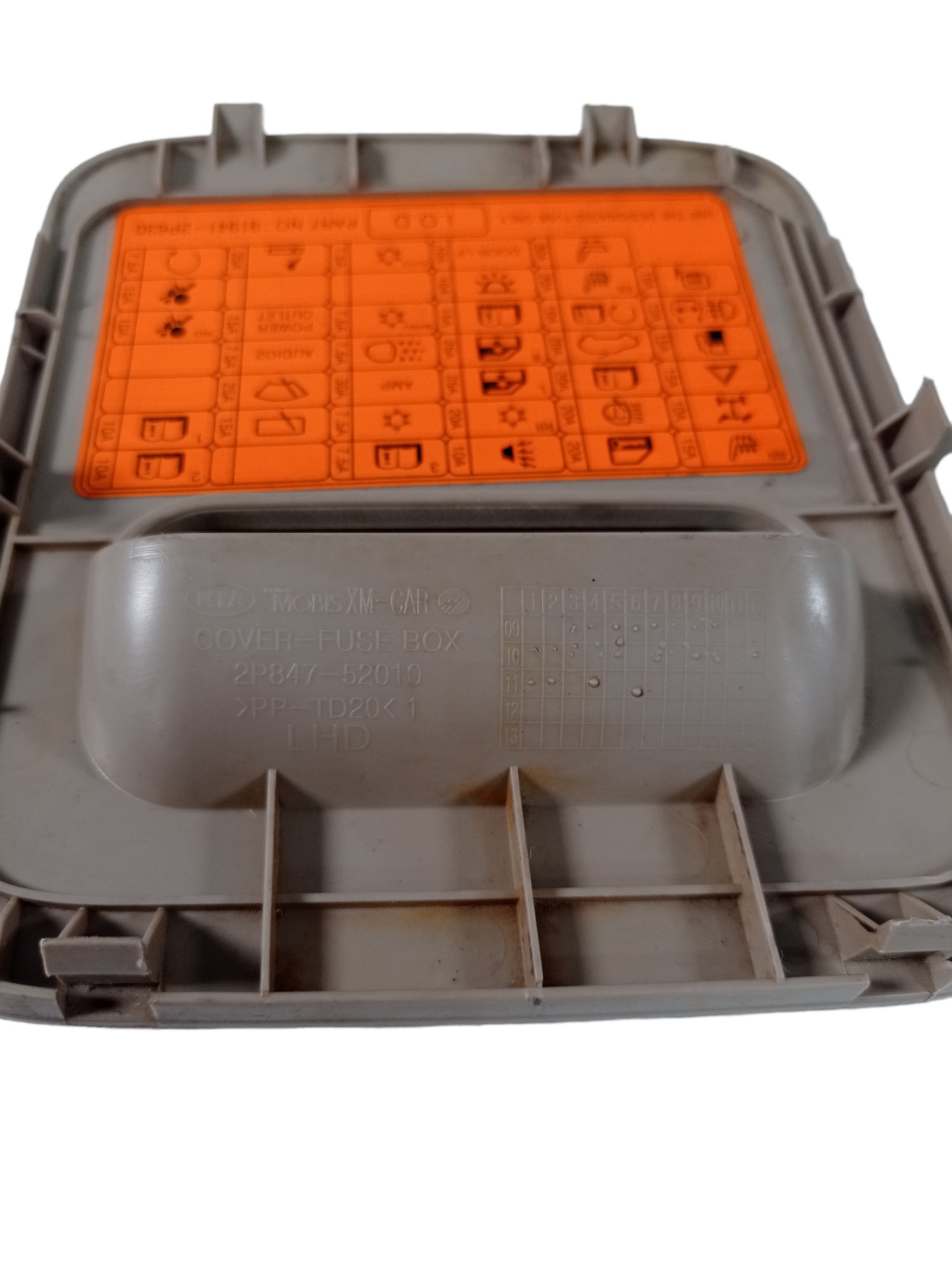 929412p630 Tampa Caixa Fusível Rele Kia Sorento 2011/2012 3