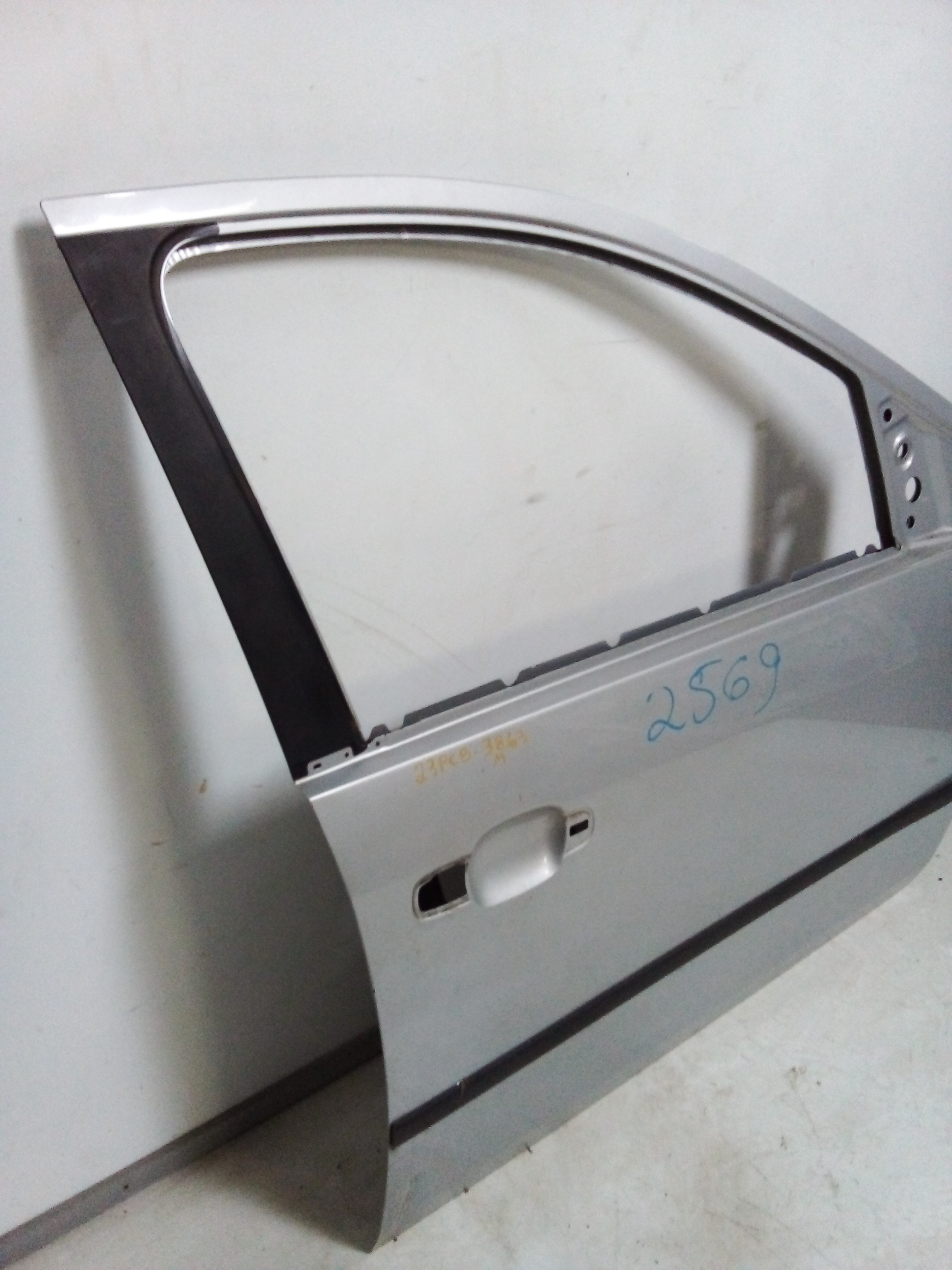 Porta Dianteira Direita Ford Fiesta 2009 Dianteira Direito Cinza 3
