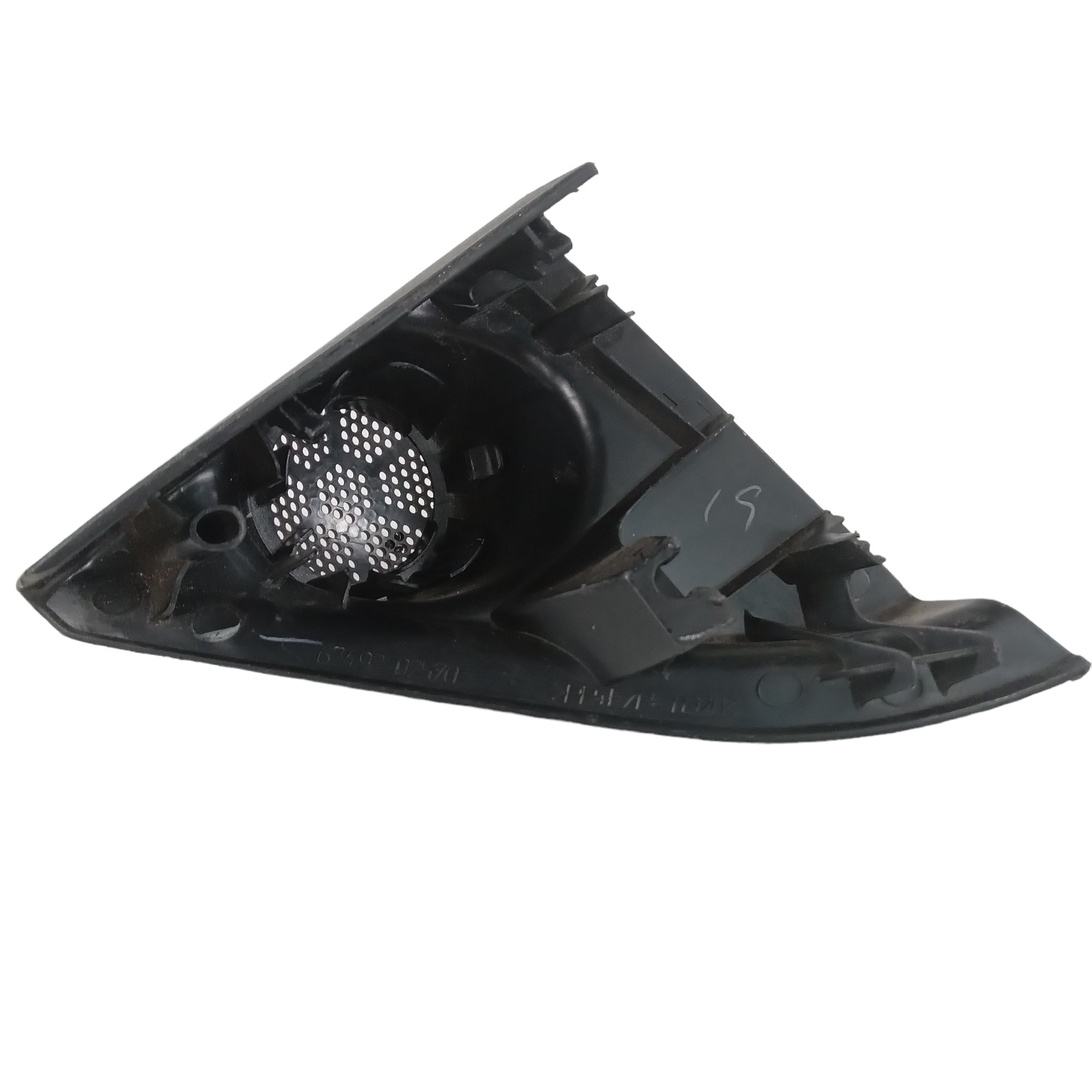 Moldura Interno Retrovisor Esquerdo Toyota Corolla 2014 2018 Preta 2