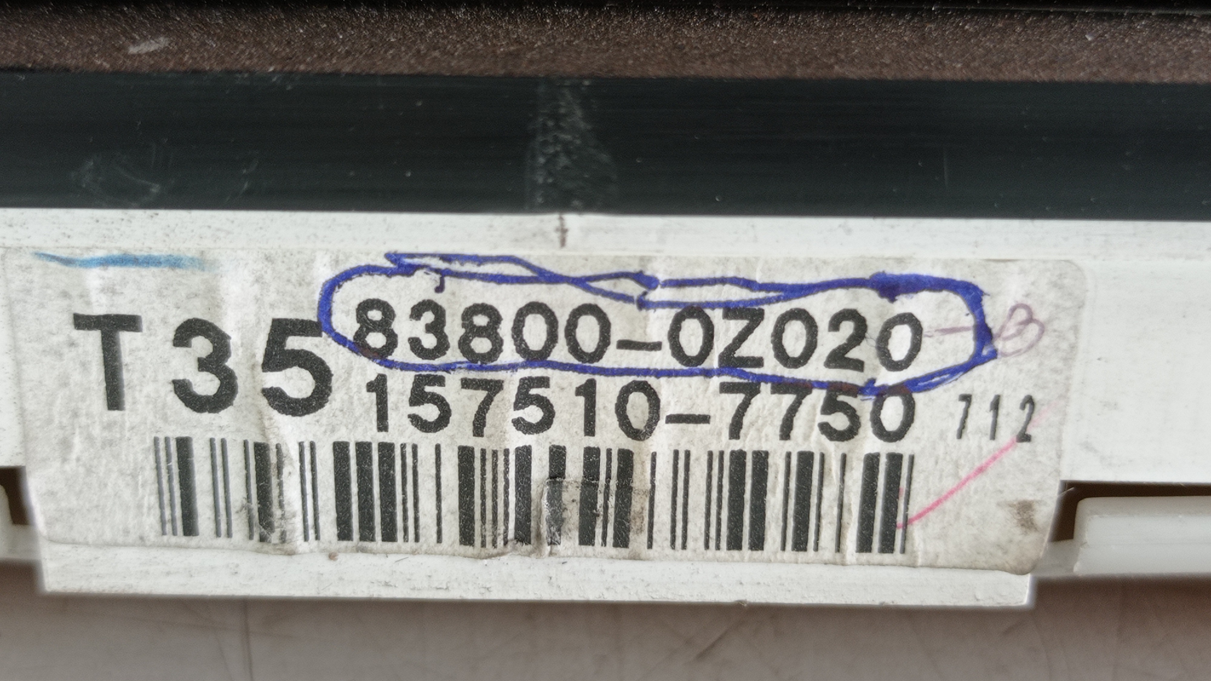 83800-0z020 – Painel Instrumento Toyota Corolla 2004 2008 10