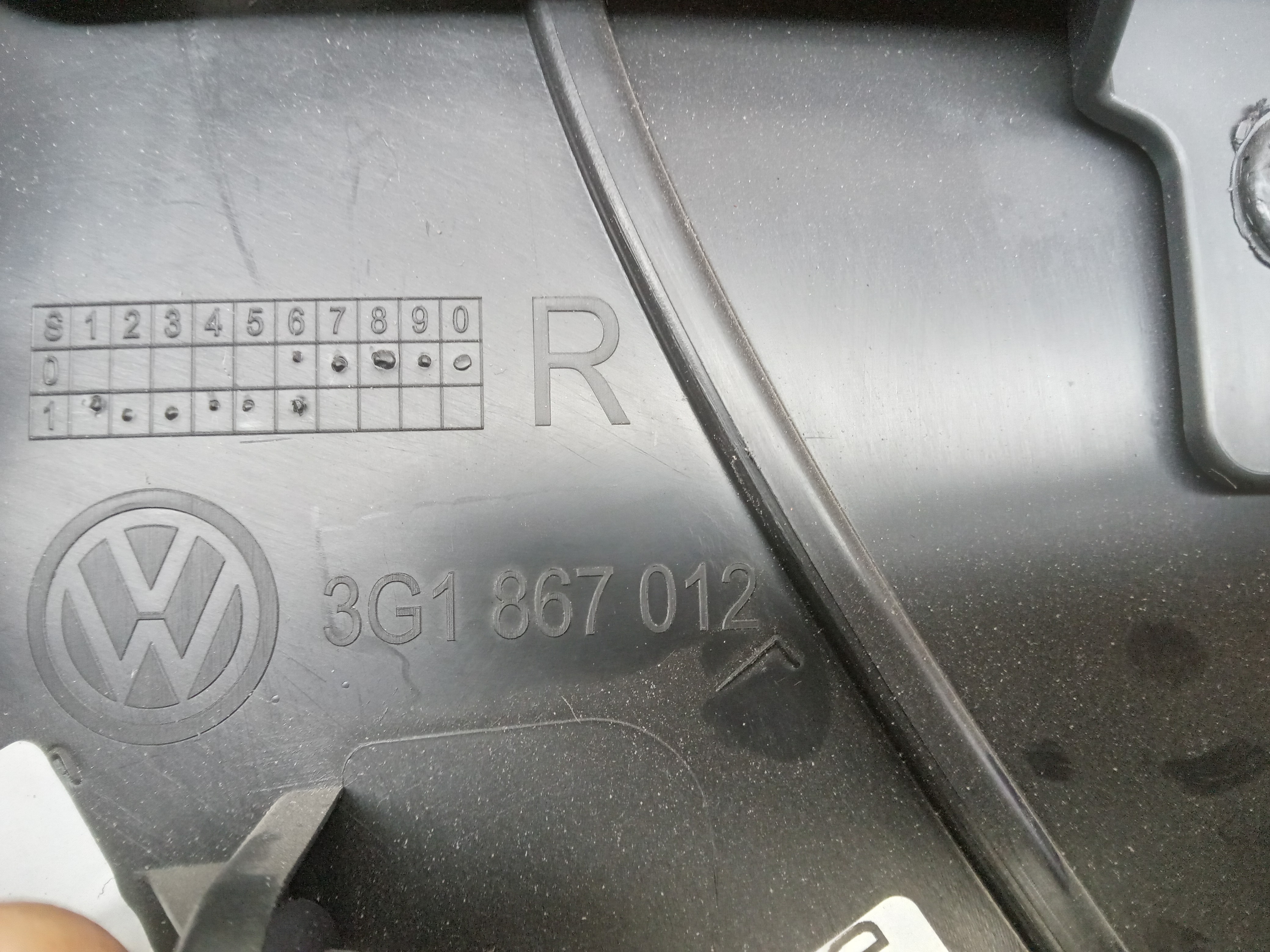 FORRO PORTA DIANT LD VW PASSAT 2017 3