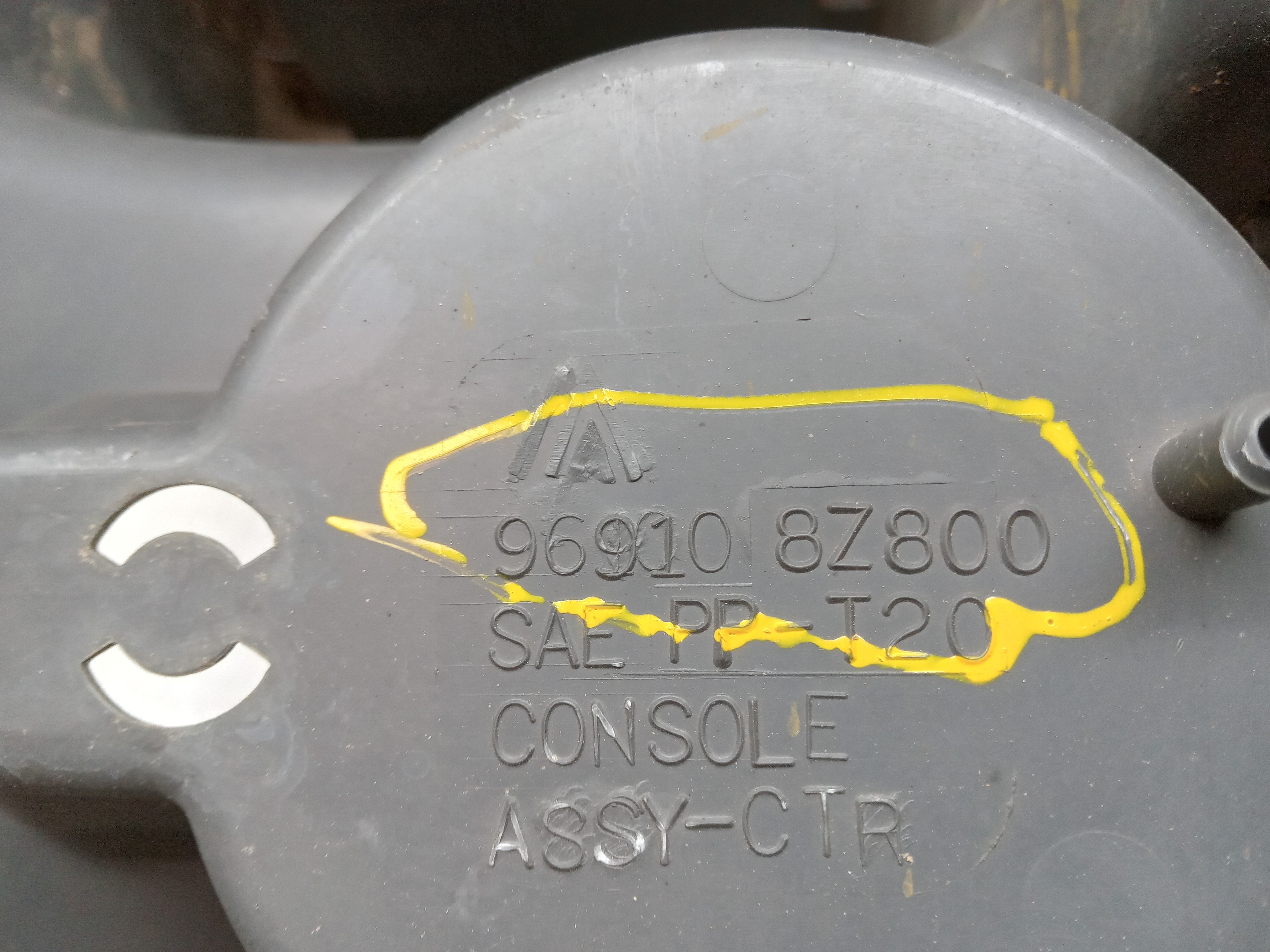 CONSOLE CENTRAL NISSAN XTERRA 2004 3