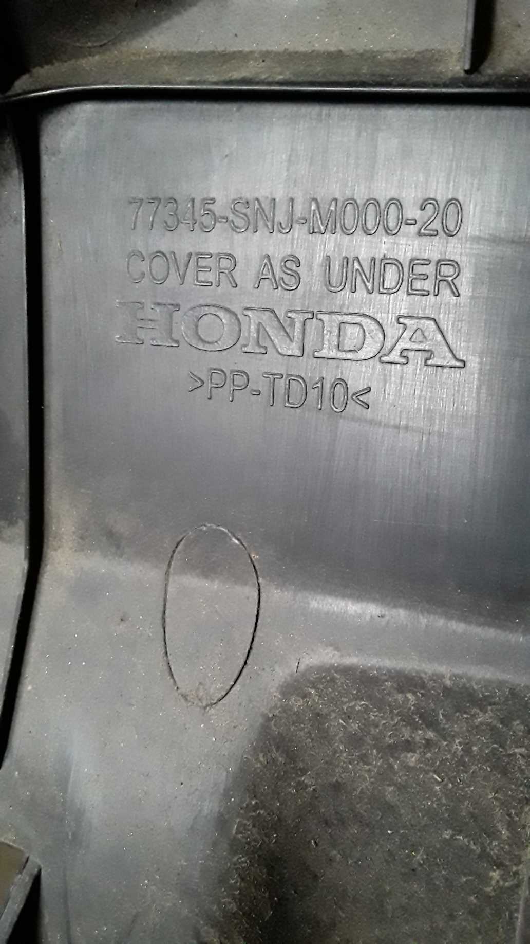 77345snjm00020 Moldura Painel Inferior Honda Civic 2010 2
