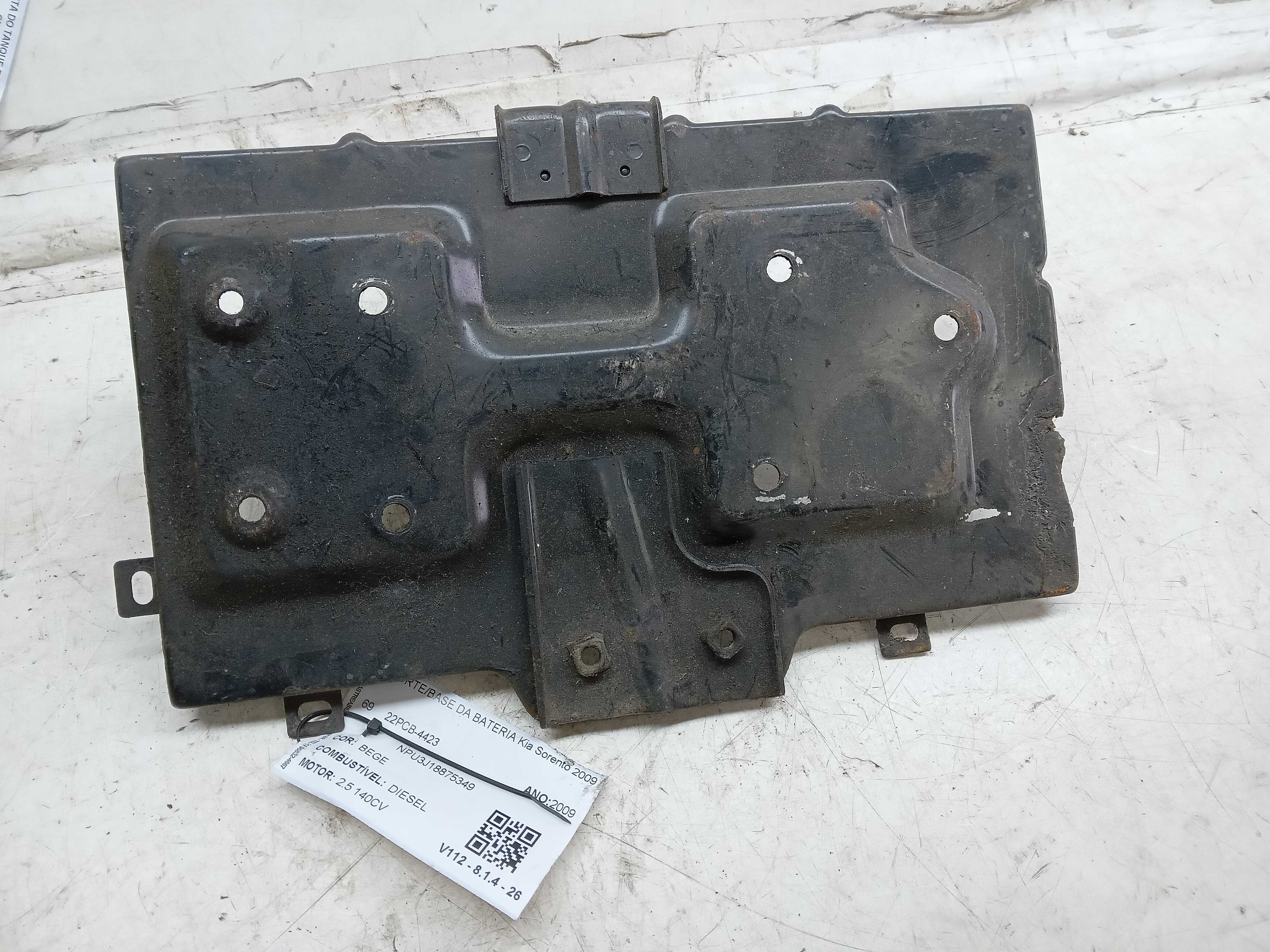 SUPORTE BASE BATERIA KIA SORENTO 2009 2