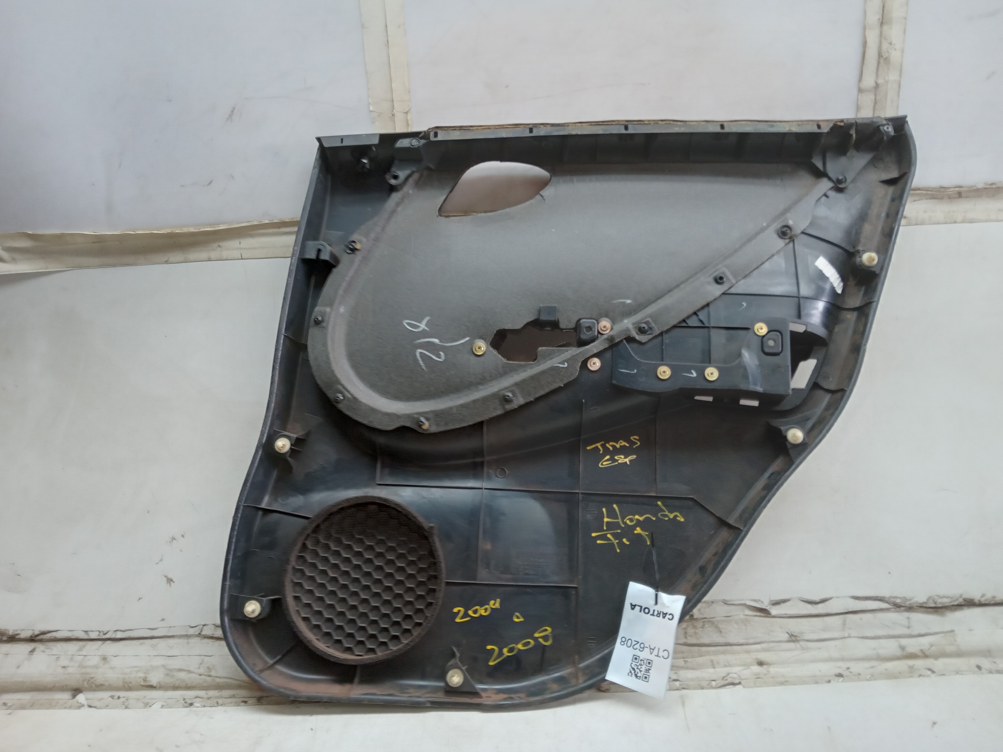 FORRO PORTA TRAS LE HONDA FIT 2006 2
