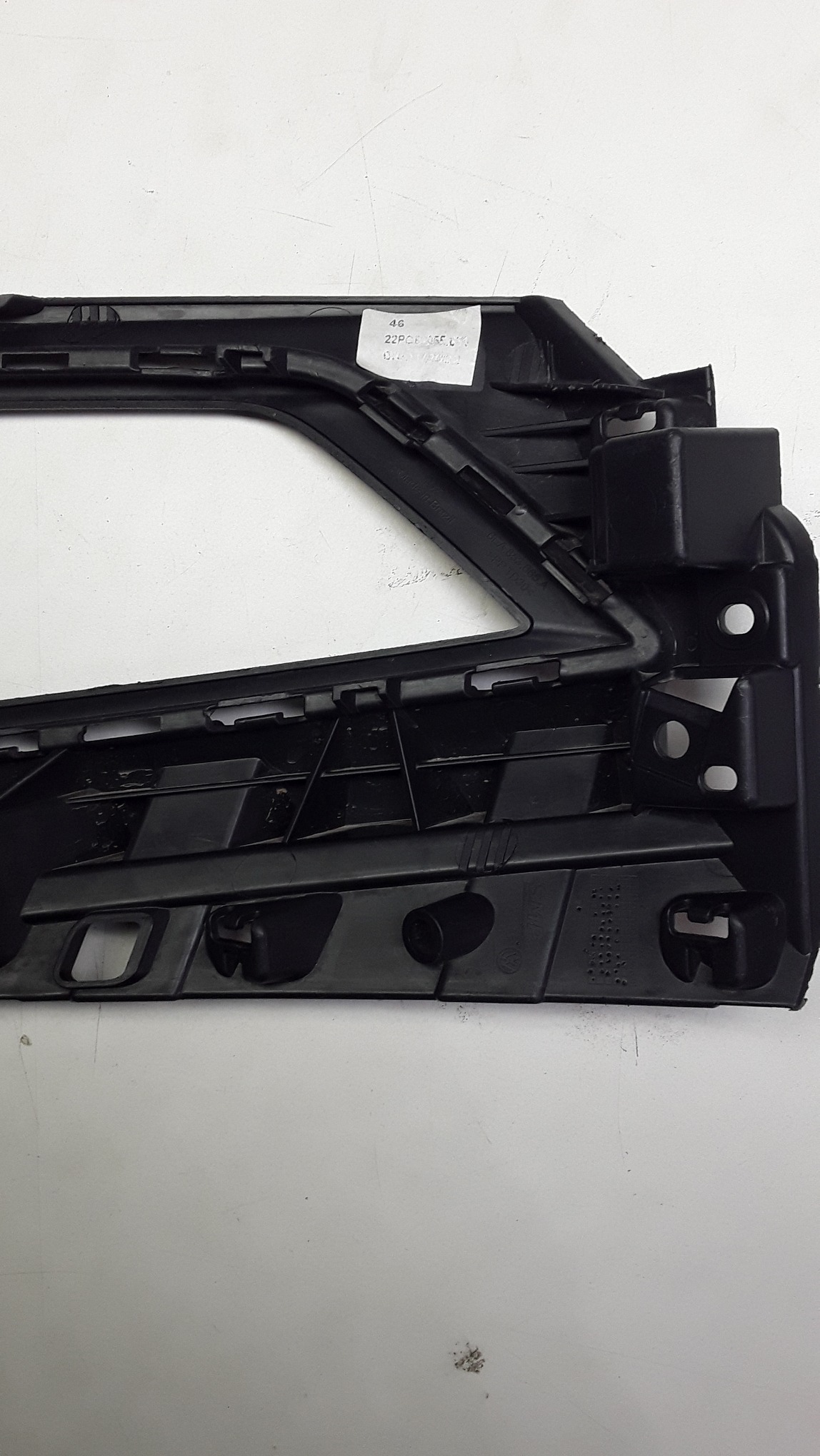 Grade Lateral Esquerda Farol De Milha Vw Polo Virtus 17 20 Preto Esquerdo 6