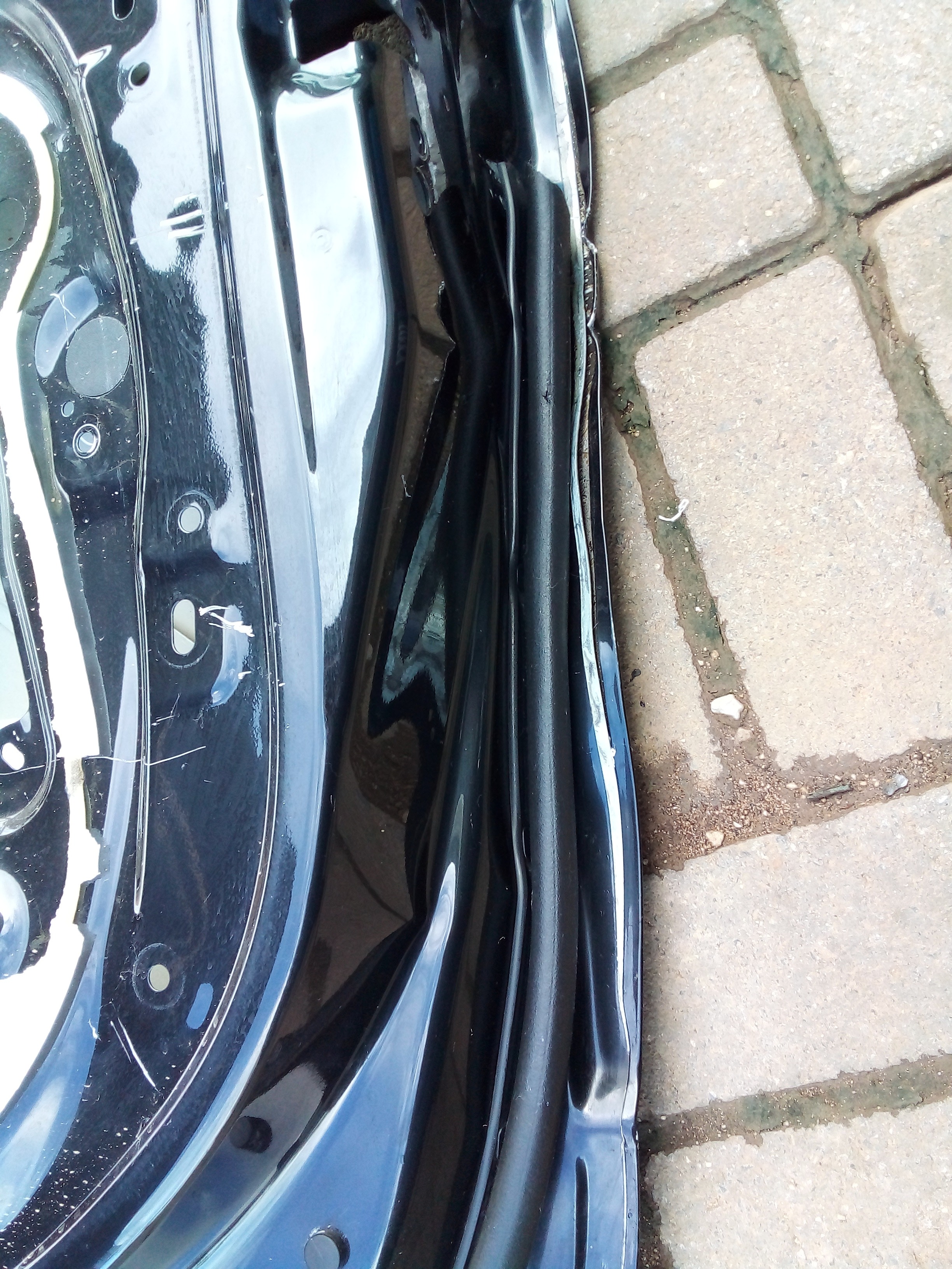 Porta Dianteira Direita Citroen Ds3 2012 Para Recuperar Dianteira Direita Preto 8