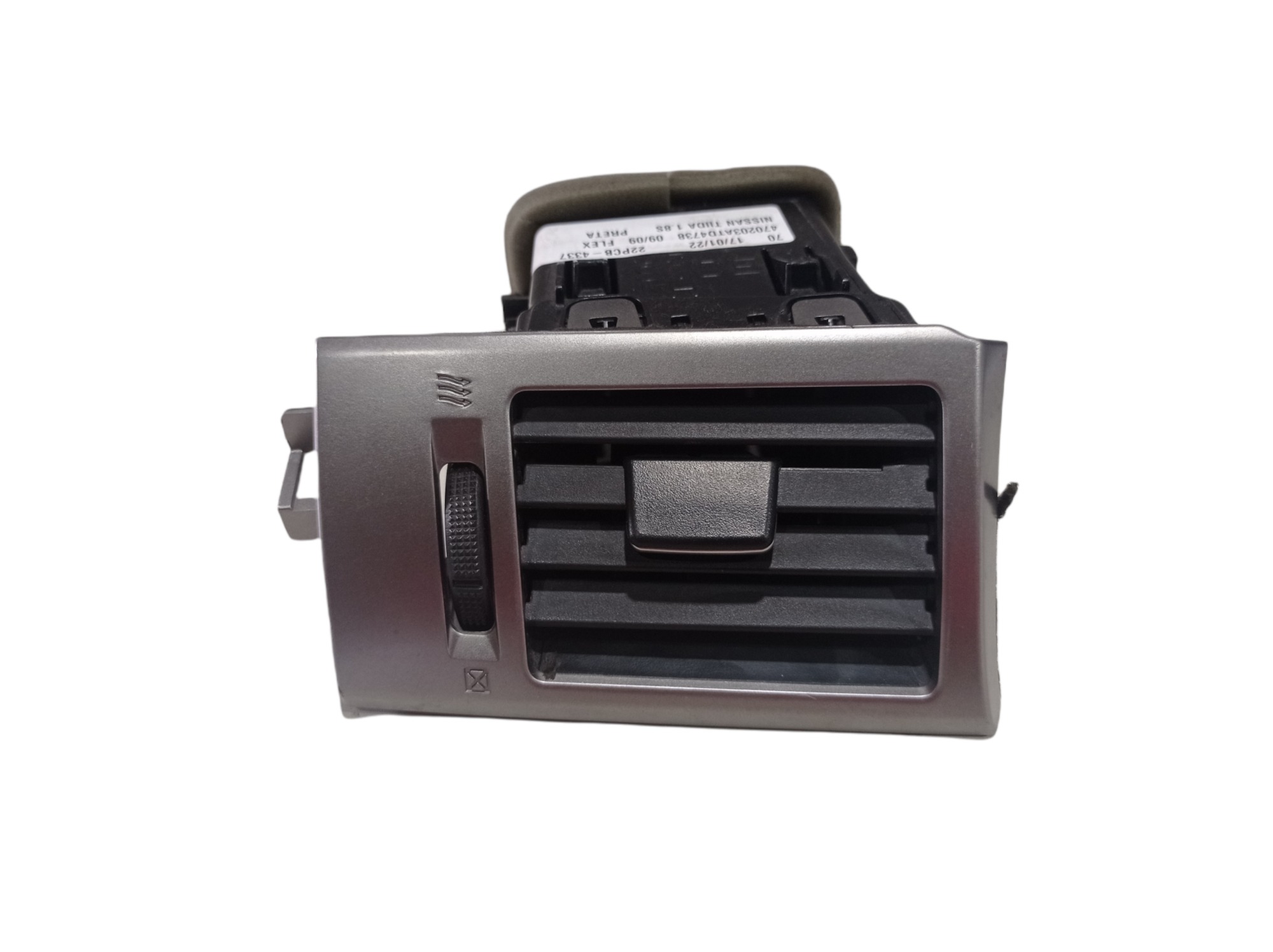 Difusor De Ar Lateral Esquerdo Nissan Tiida 2009 Original 1