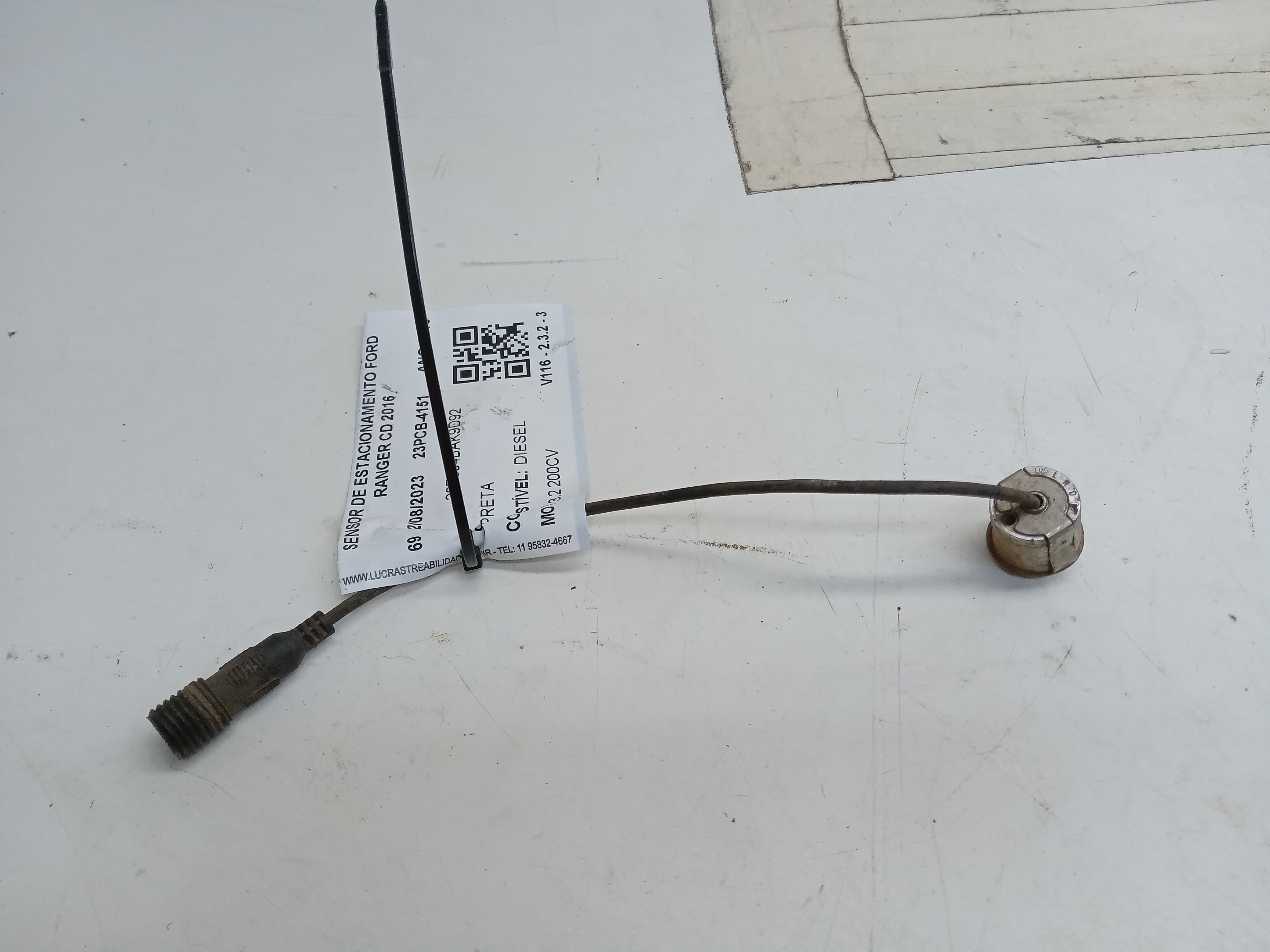 SENSOR ESTACIONAMENTO FORD RANGER CD 2016