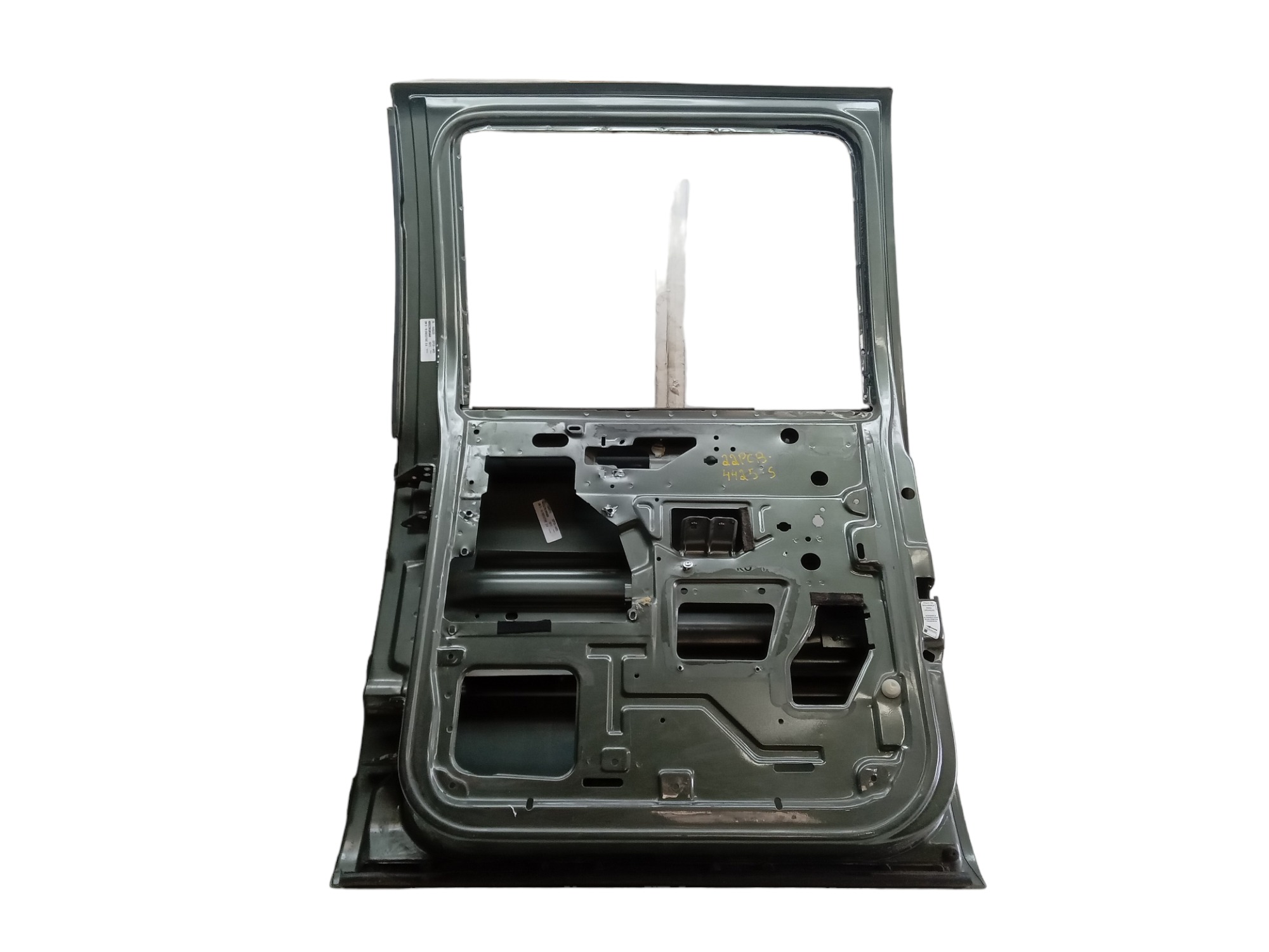 Porta Traseira Direita Chevrolet S10 2011 Para Recuperar Traseira Direito Verde 2