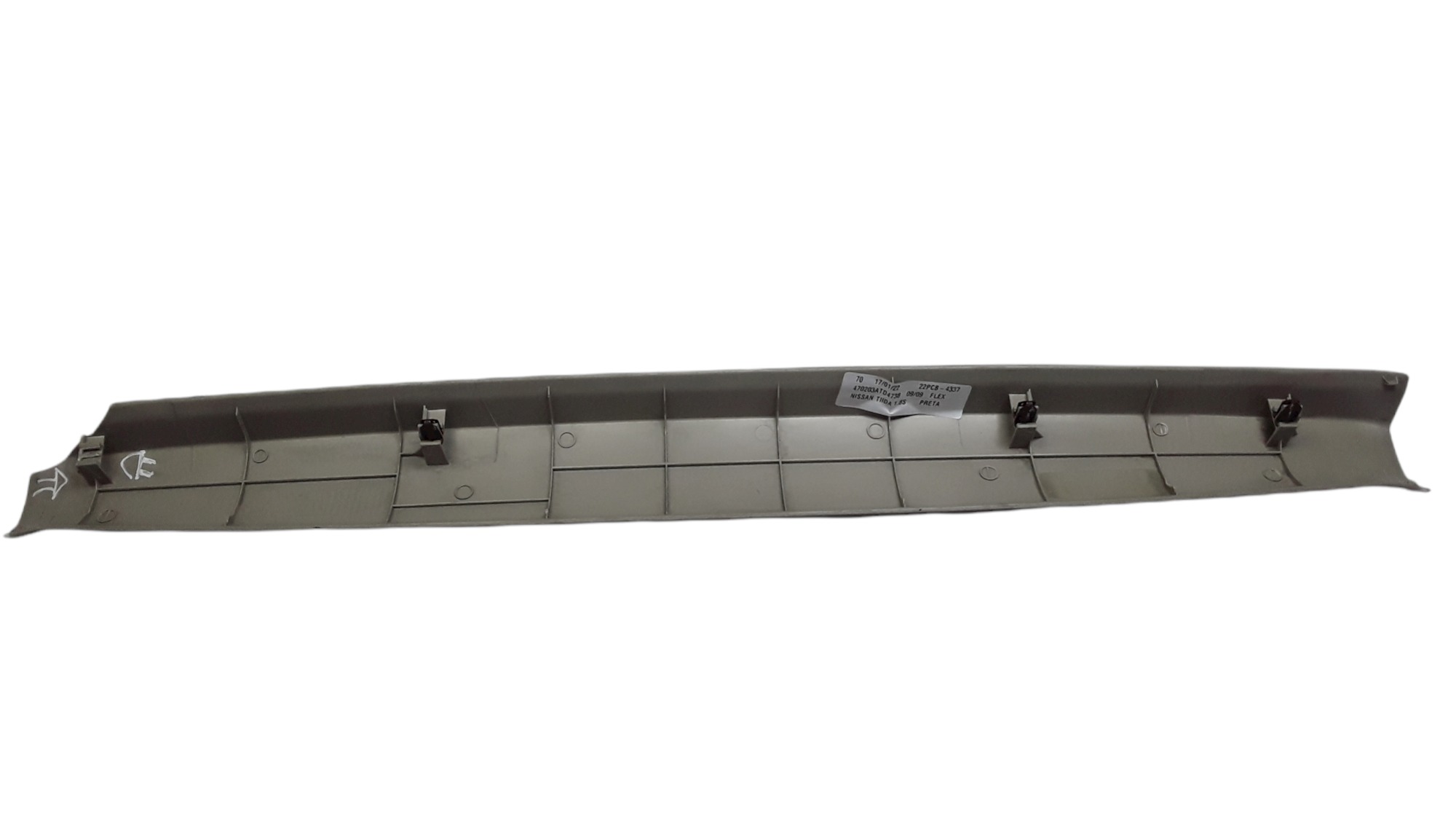 Moldura Superior Tampa Traseira Nissan Tiida 2008 A 2012 2