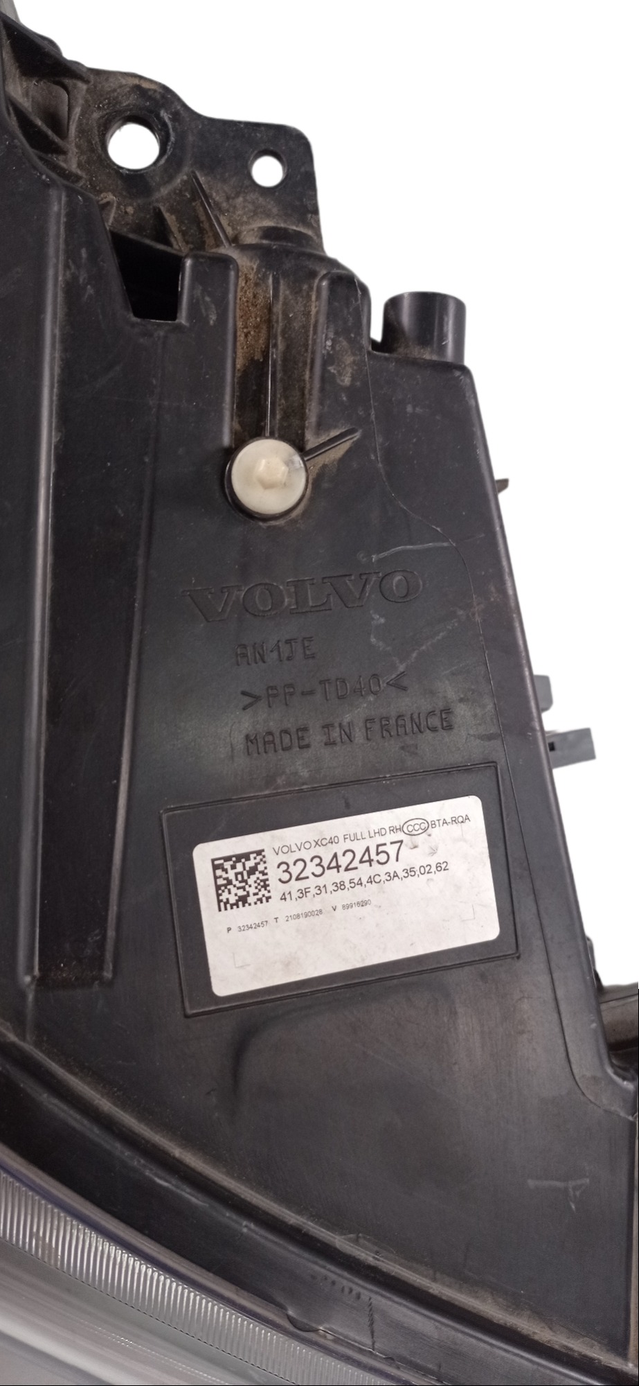 Farol Direito Volvo Xc40 2018 A 2021 Para Recuperar 9