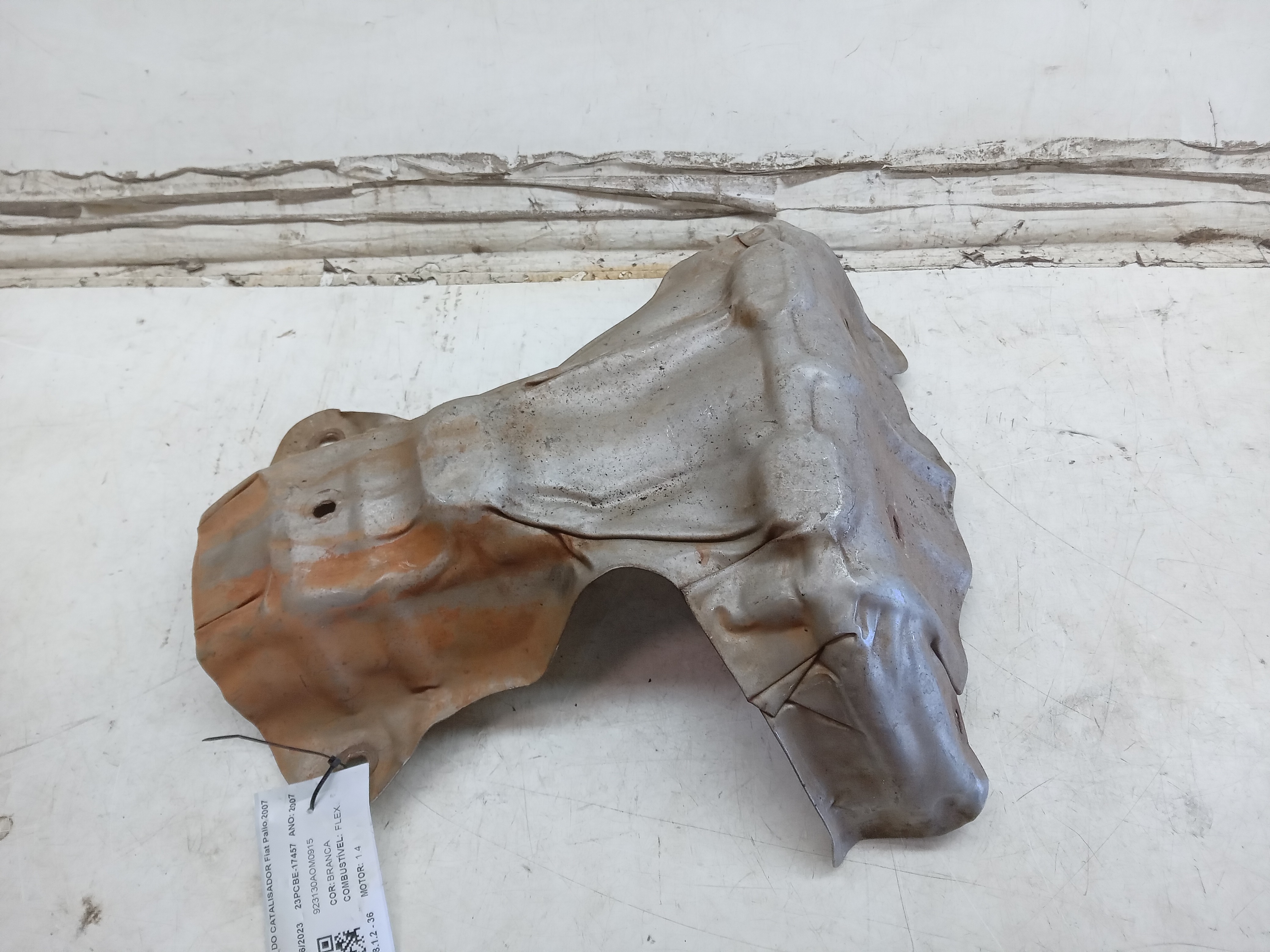 PROTETOR CALOR COLETOR Fiat Palio 2007 1