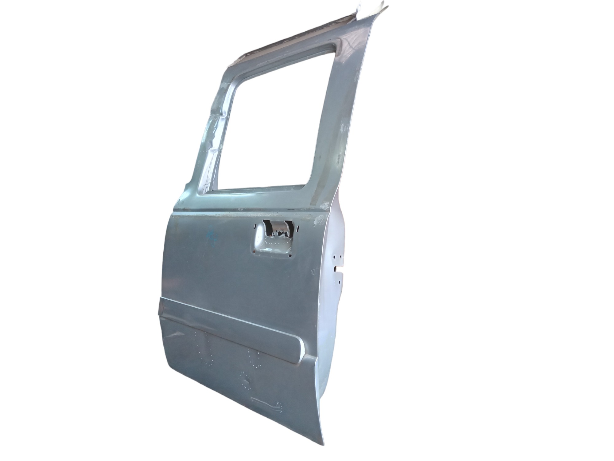 Porta Traseira Esquerda Ford Ranger 2009 Para Recuperar Traseira Esquerdo Prata 3