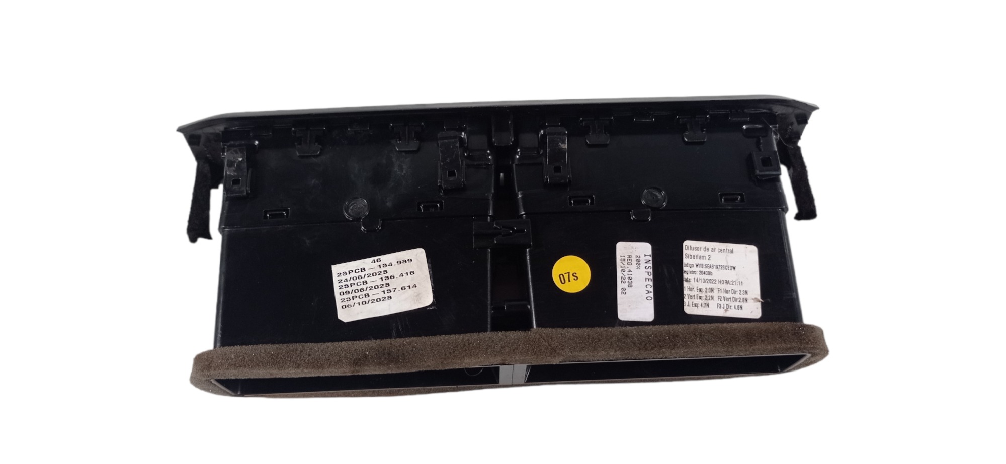 Difusor Ar Central Volkswagen Polo Virtus 2018 A 2021 8