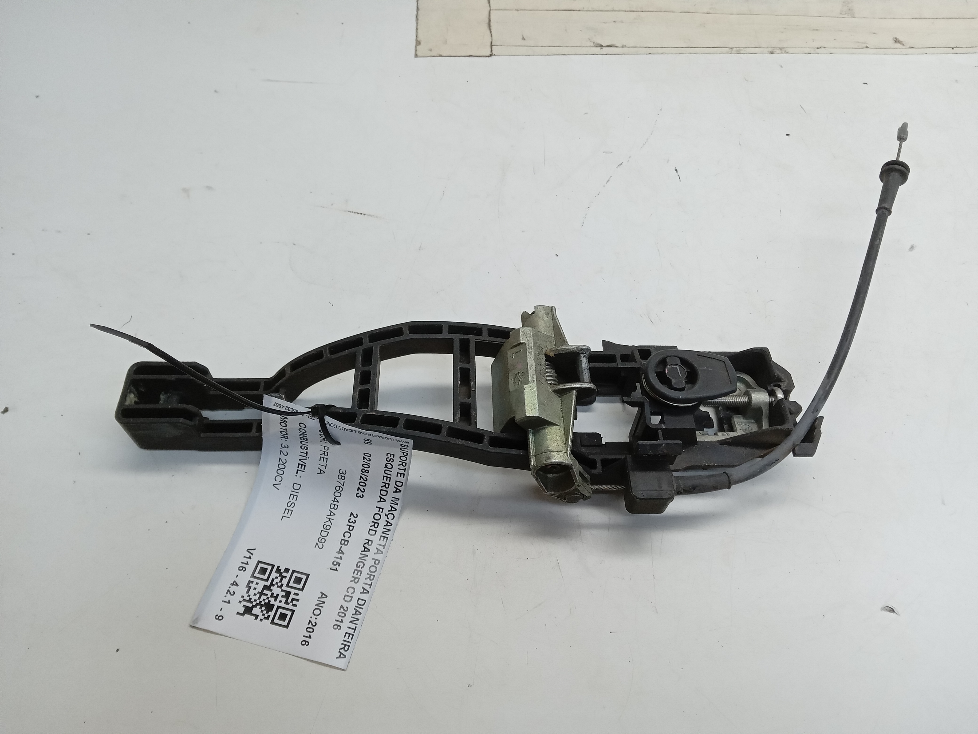 SUPORTE MAÇANETA PORTA DIANT LE FORD RANGER CD 2016