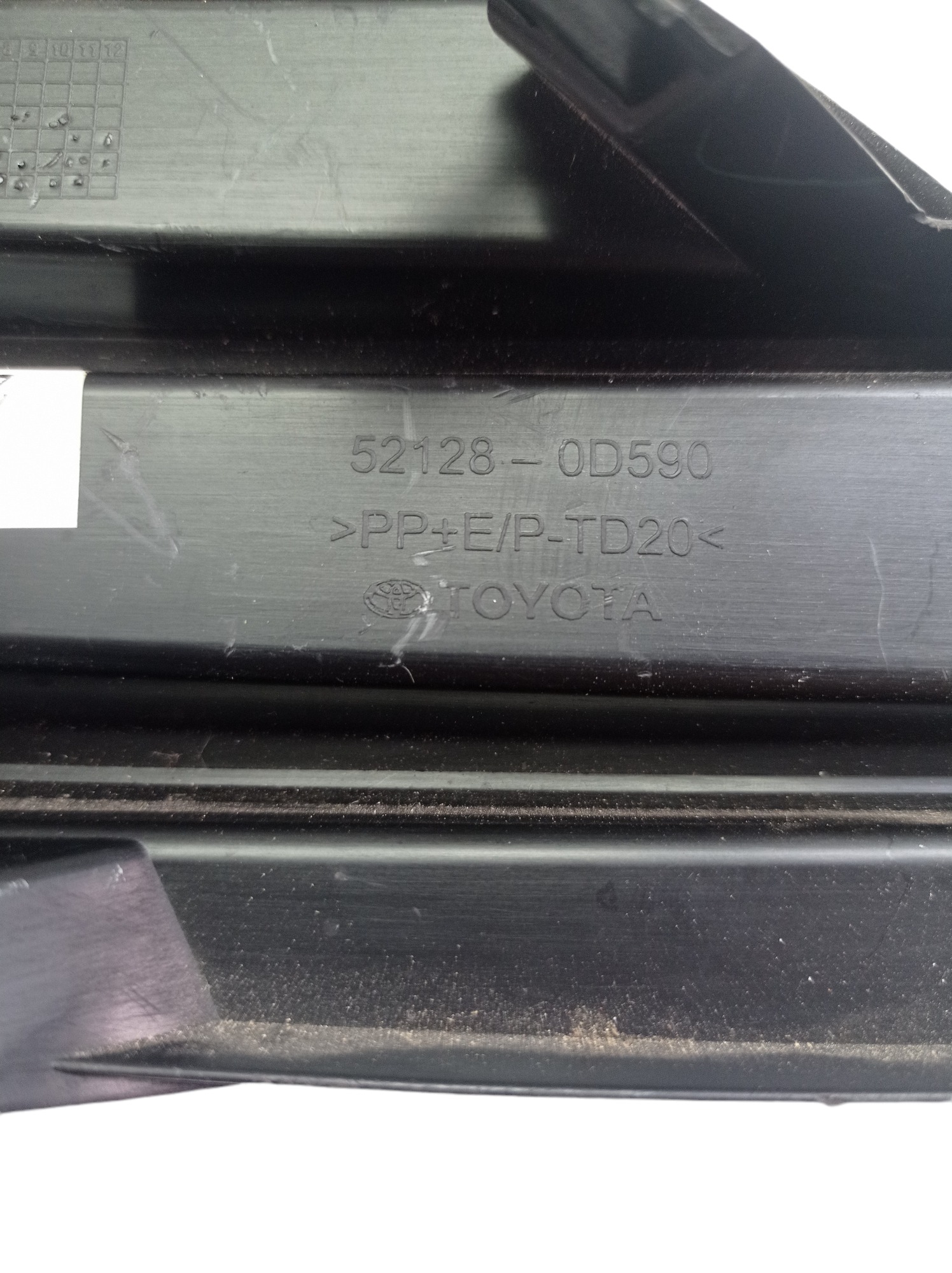 Moldura Farol De Milha Esquerdo Toyota Yaris 52127-0d810 5