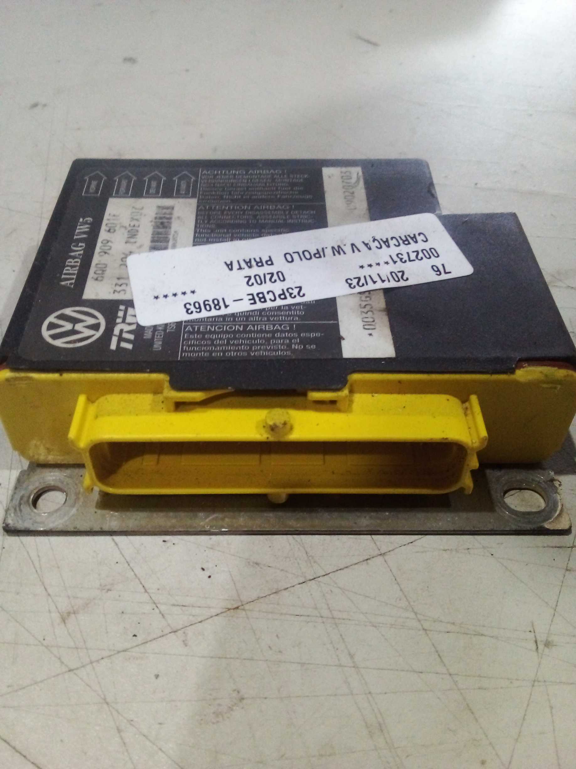 MODULO AIRBAG POLO 2002 6Q0909601 2