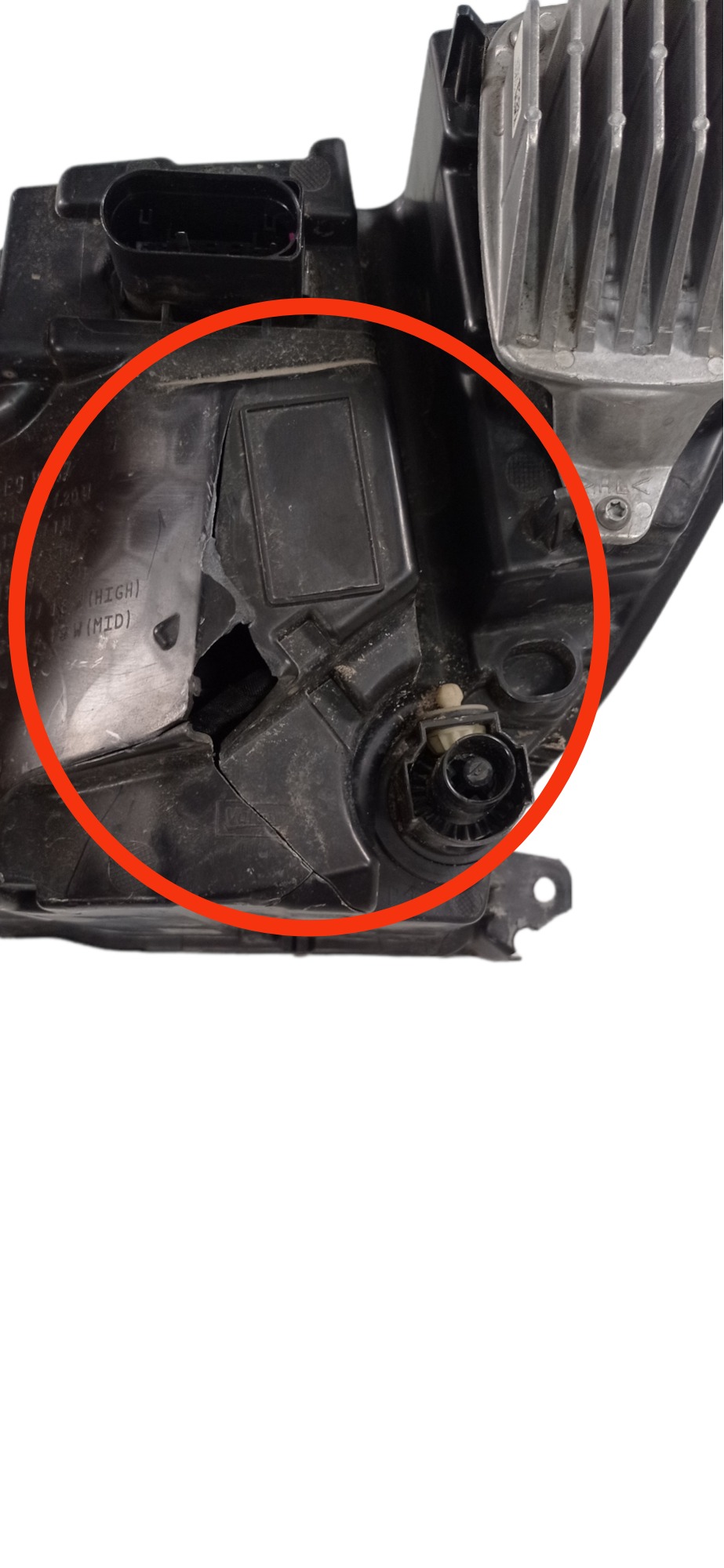 Farol Direito Volvo Xc40 2018 A 2021 Para Recuperar 10