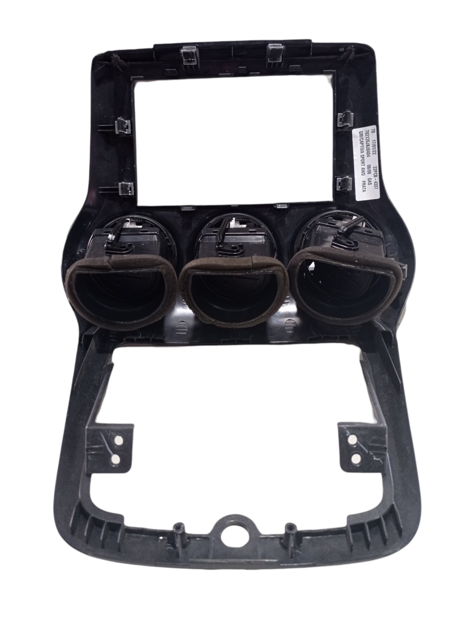 Moldura Painel Central C/ Difusor Ar Gm Captiva 2008/2010 7
