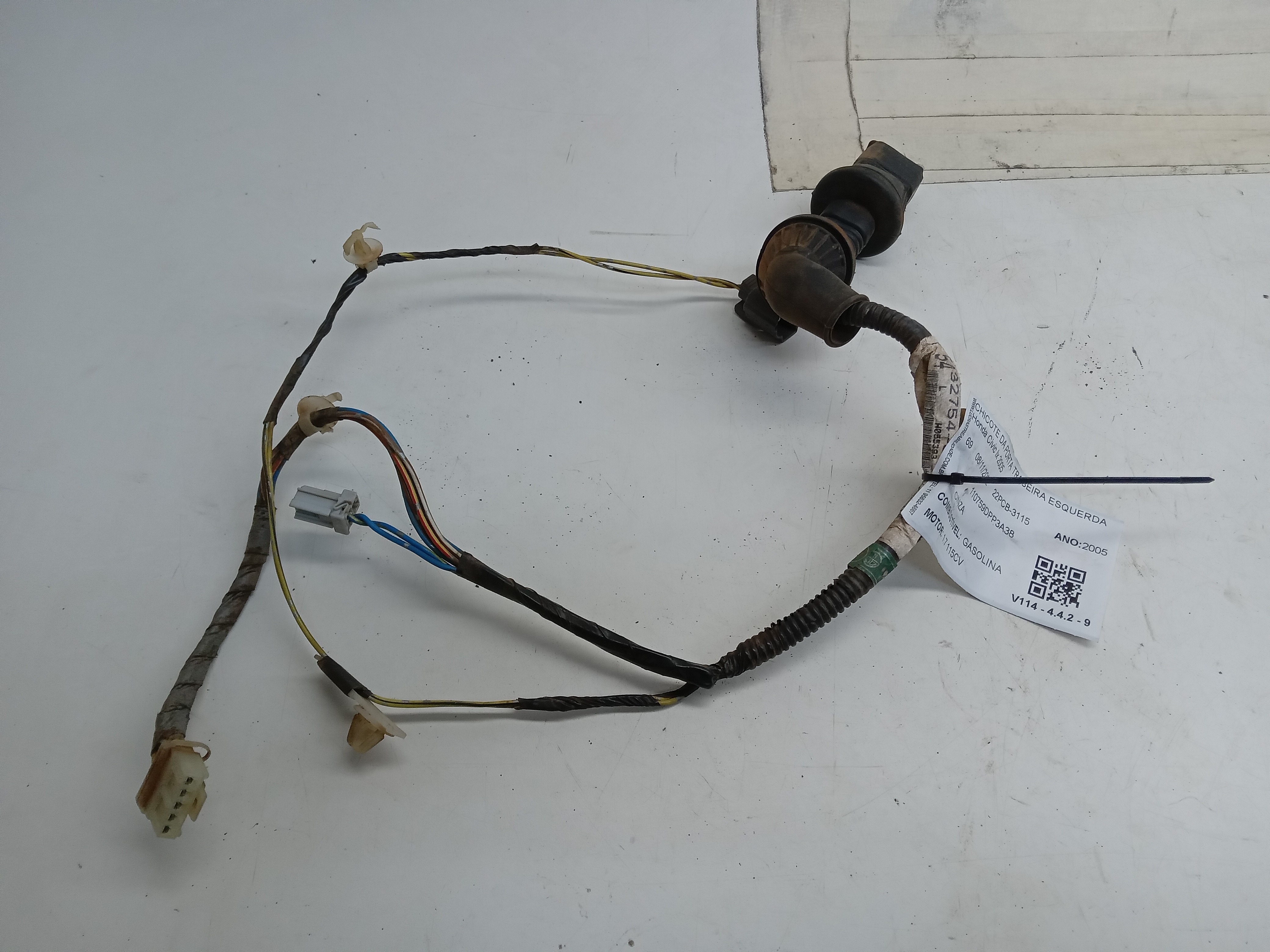 CHICOTE PORTA TRASEIRA LE Honda Civic lx 2005 2